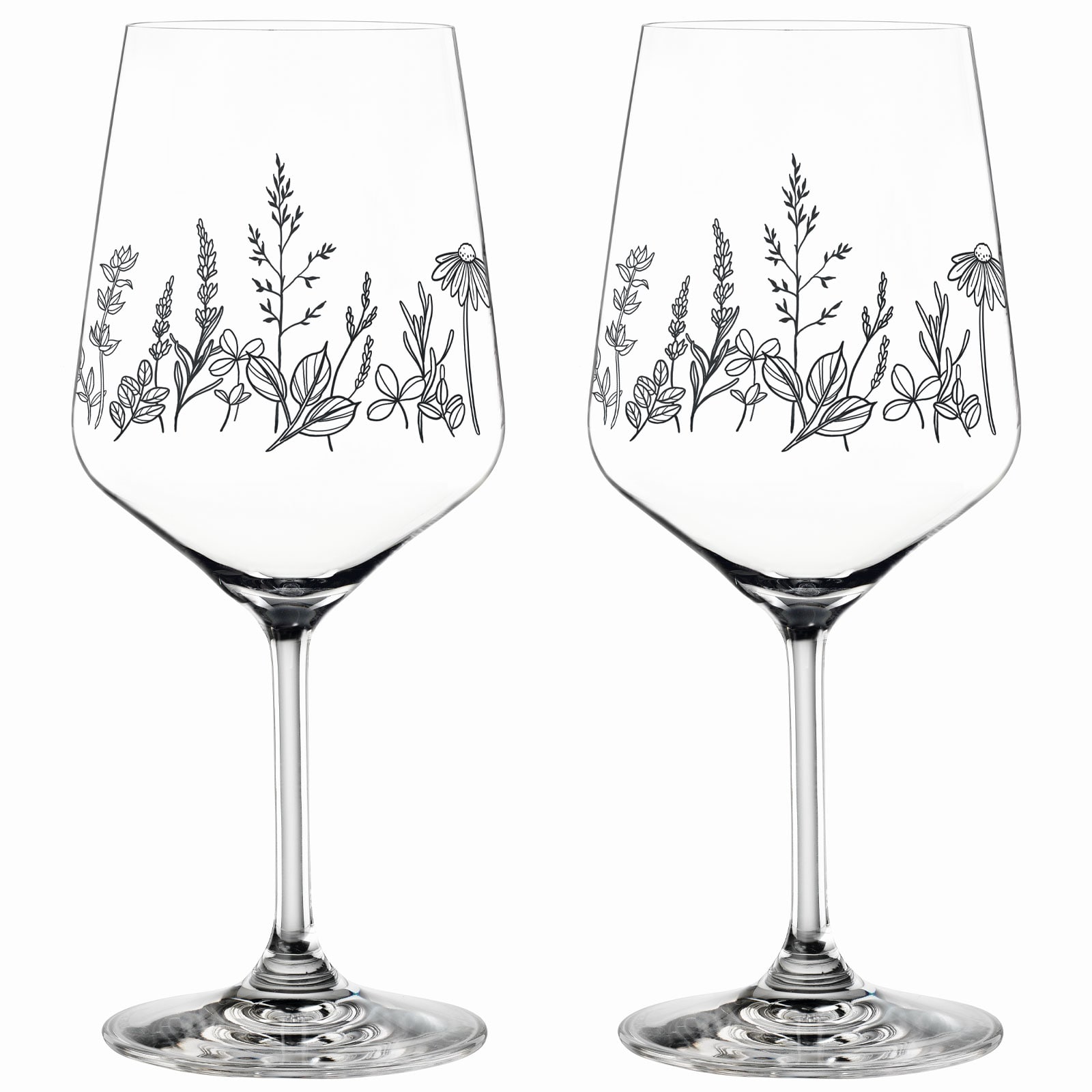Nachtman Wein/Spritzglas Botanical Black Set/2 467/01 Tattoo 