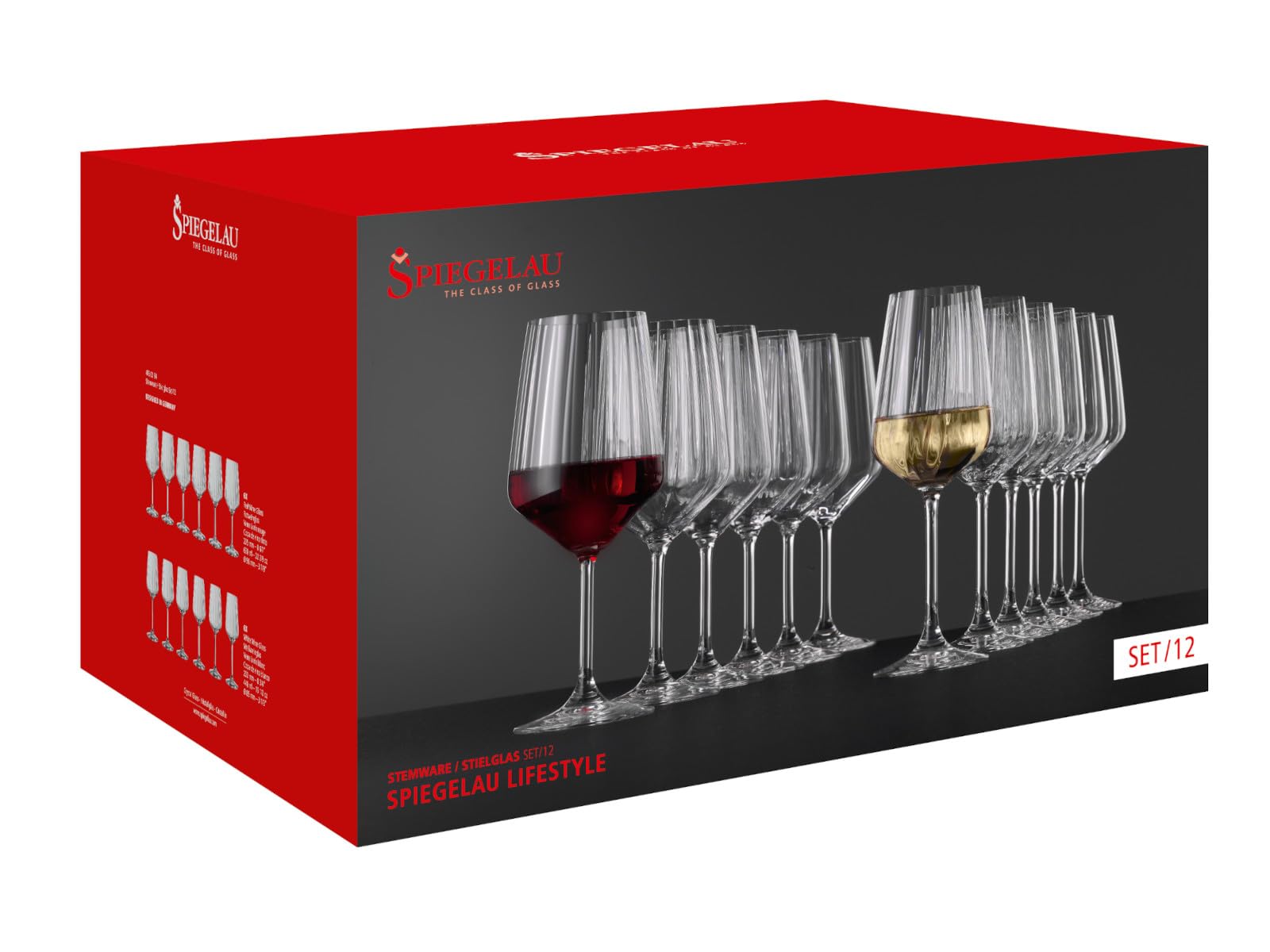 Spiegelau Lifestyle Stielgl&auml;ser Set 12tlg 