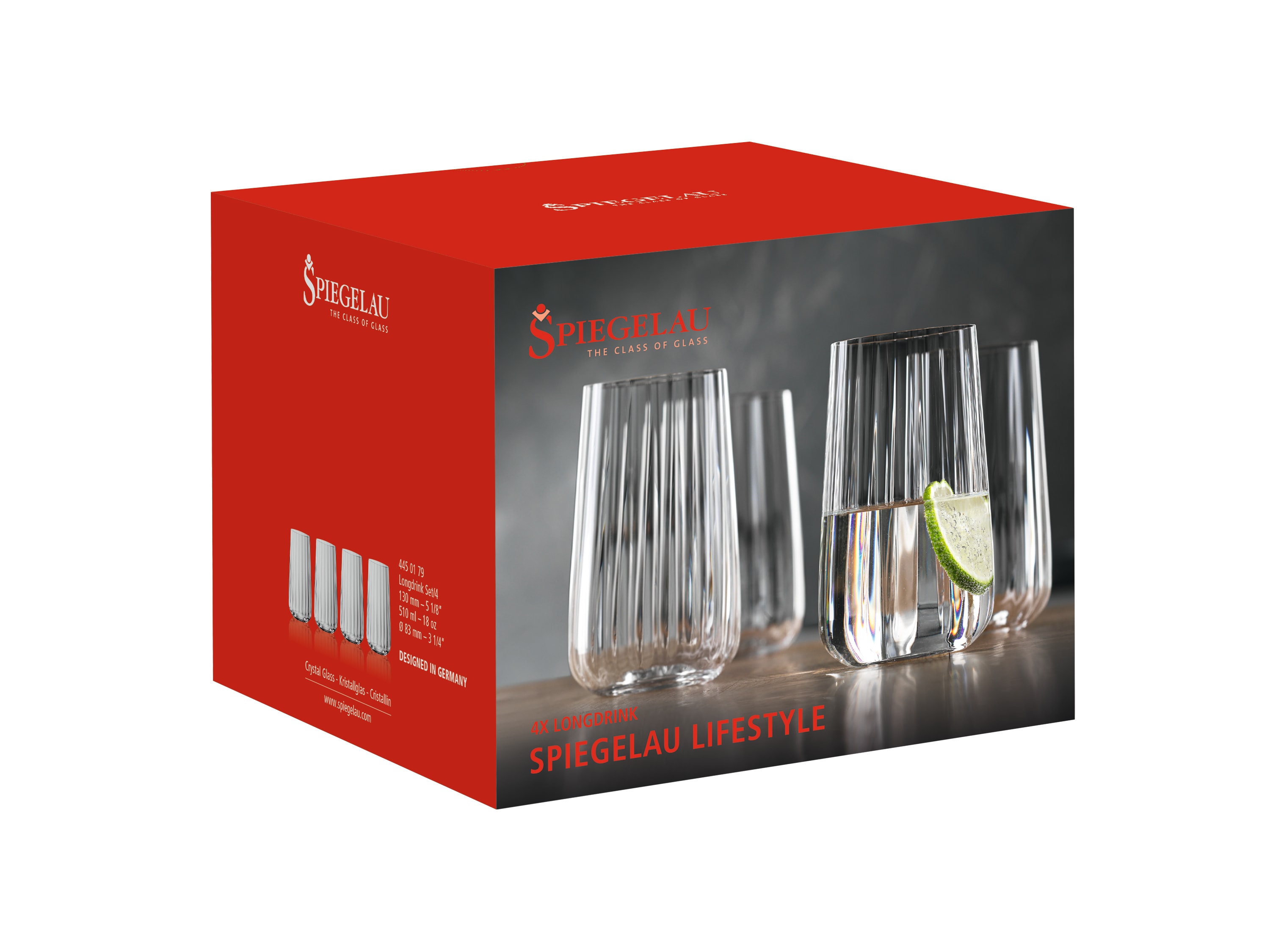 Spiegelau LifeStyle Longdrinkglas, 4er-Set 