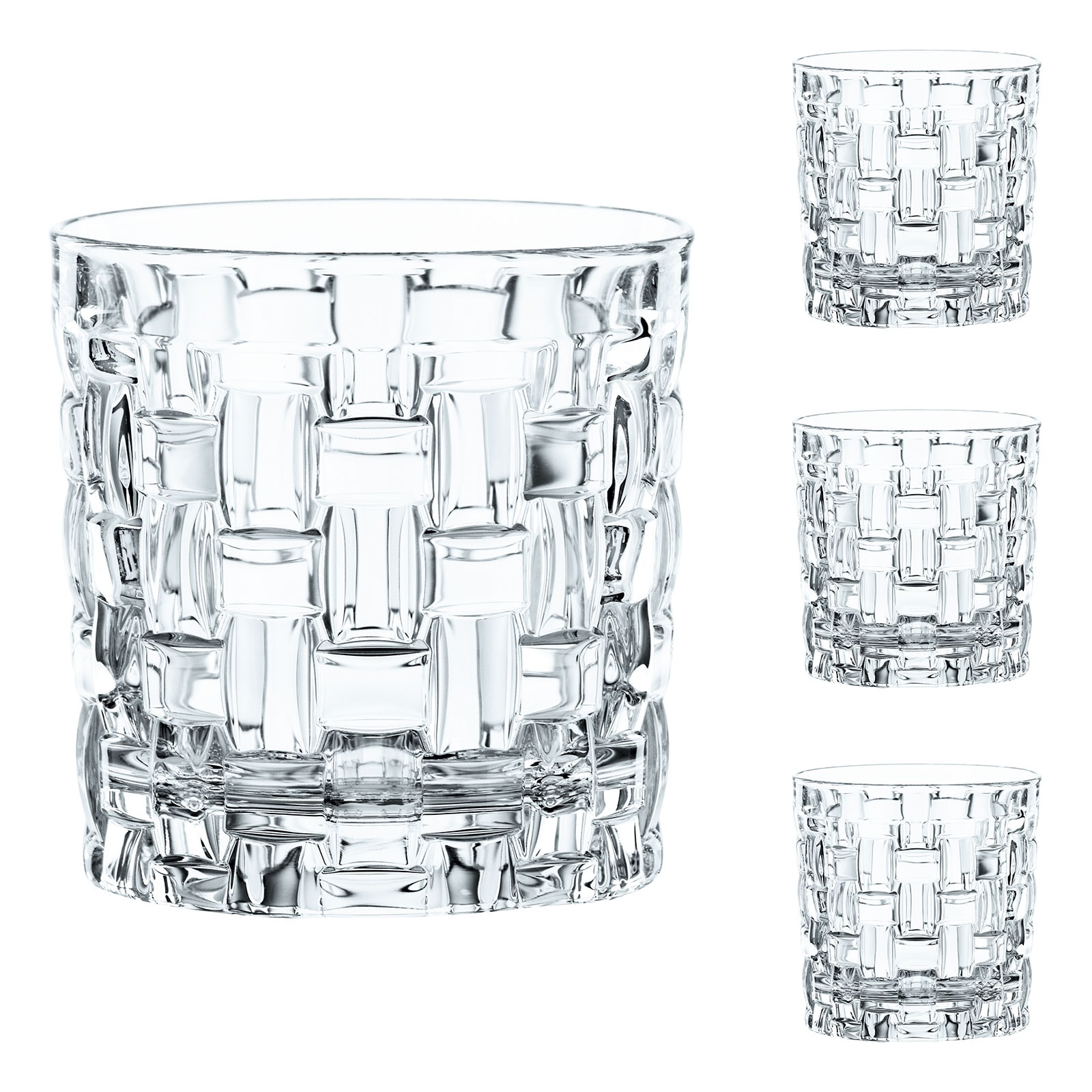 Nachtmann, 4-teiliges SOF-Set, Kristallglas, H&ouml;he: 8,9 cm, Bossa Nova, 103038 