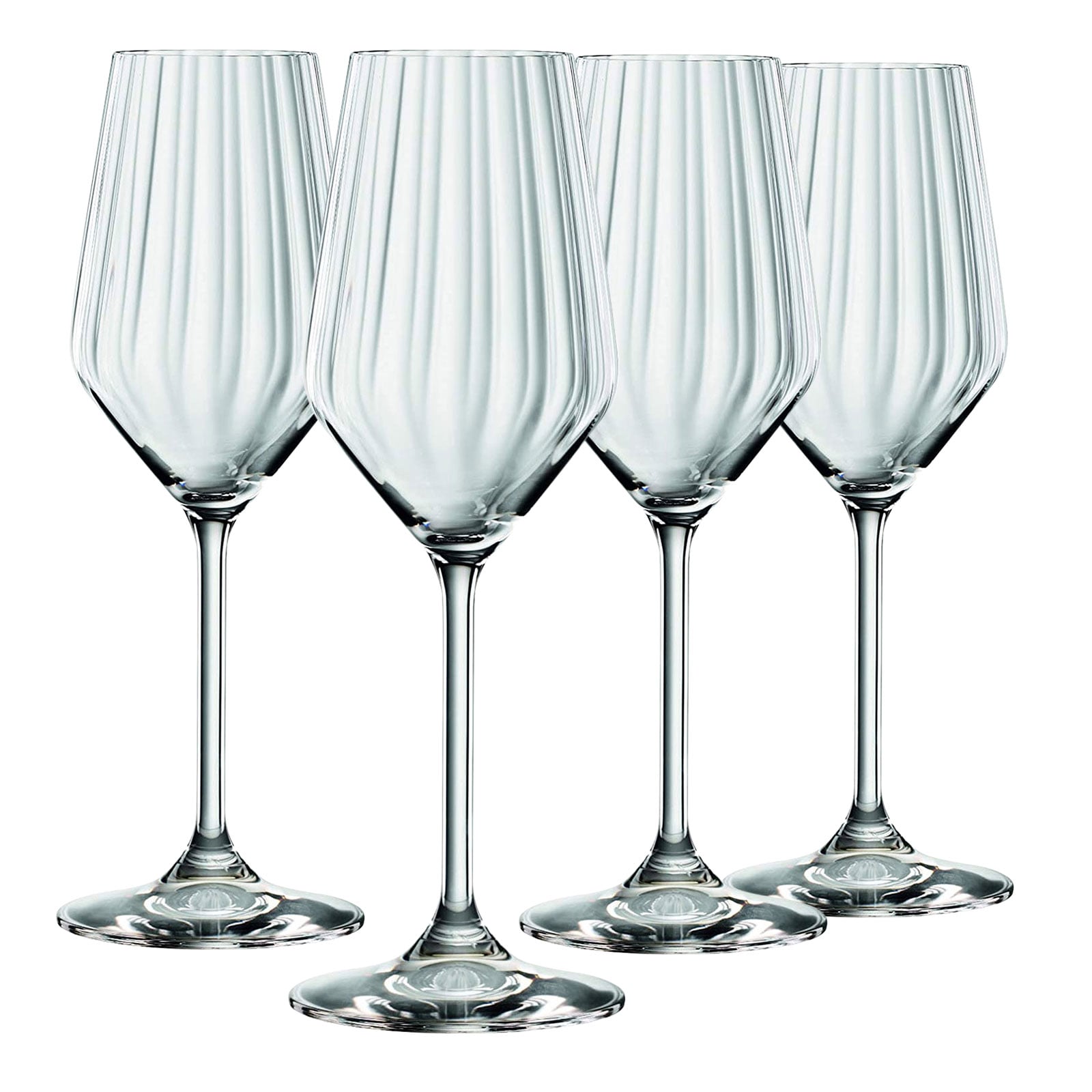 Spiegelau 4-teiliges Champagnerglas-Set, Kristallglas, 310 ml, Spiegelau LifeStyle, 4450177 