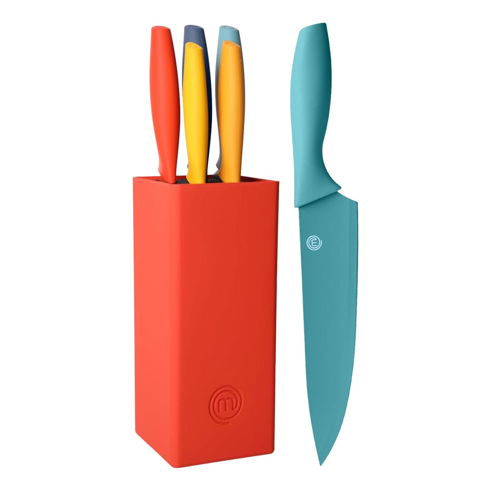 MasterChef 5 pcs Set Knives + Block Vivid EU 