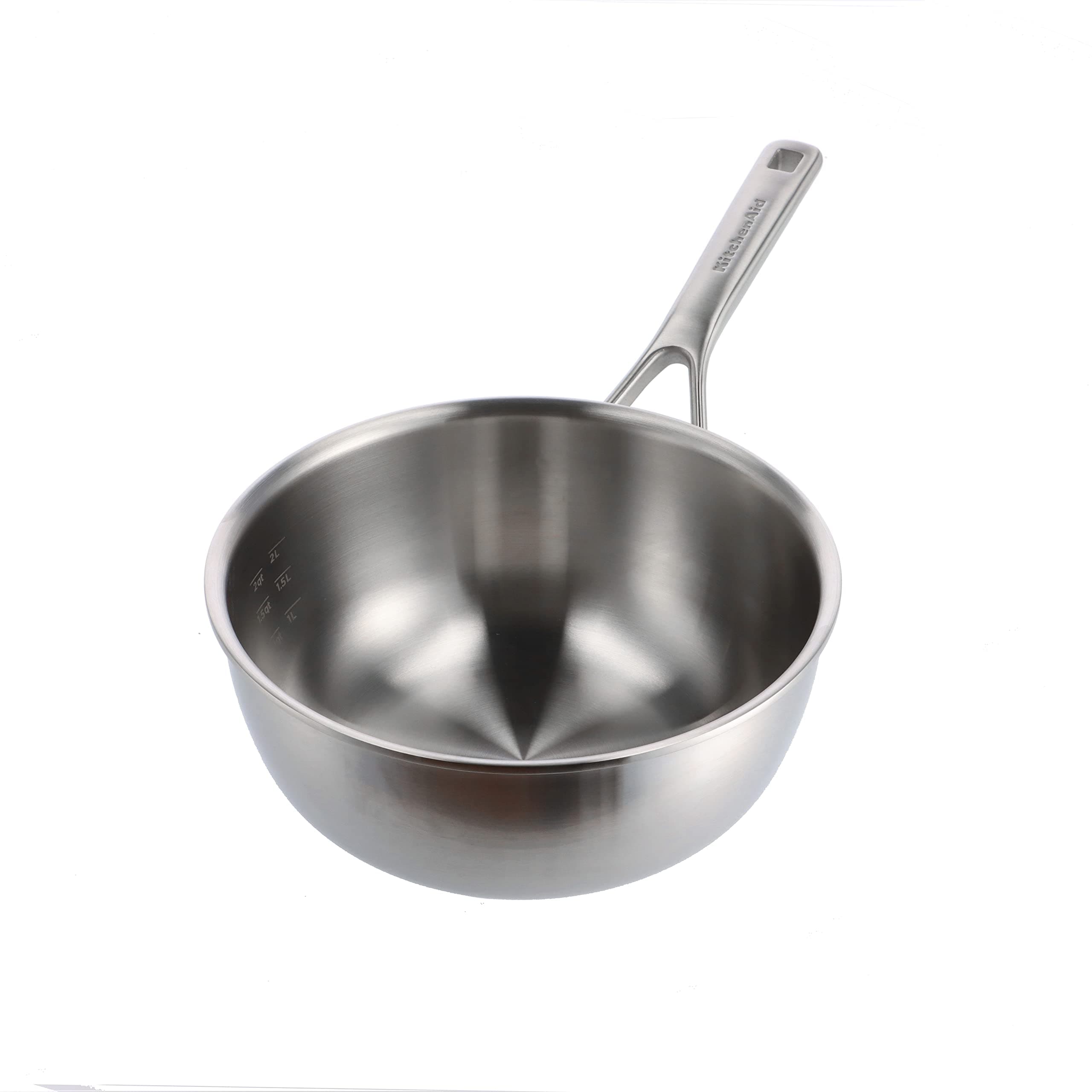 KitchenAid CC006024-001 Chef's Pfanne Kasserolle 22 cm - 3.1L 22cm Edelstahl 