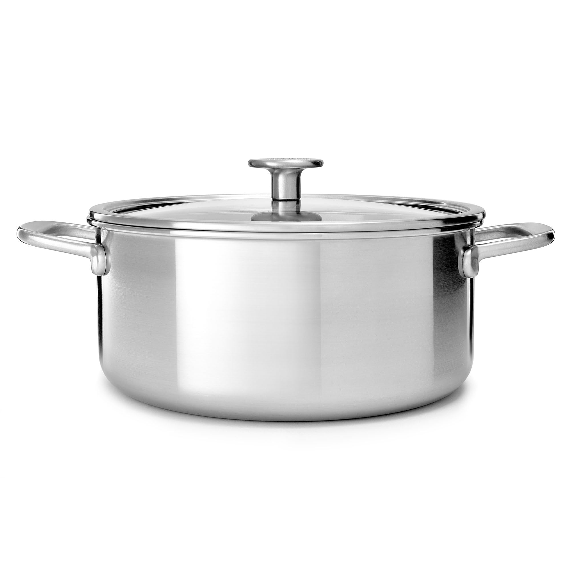 KitchenAid CC003259-001 Kasserolle mit Glasdeckel 3.1L 20cm Edelstahl 