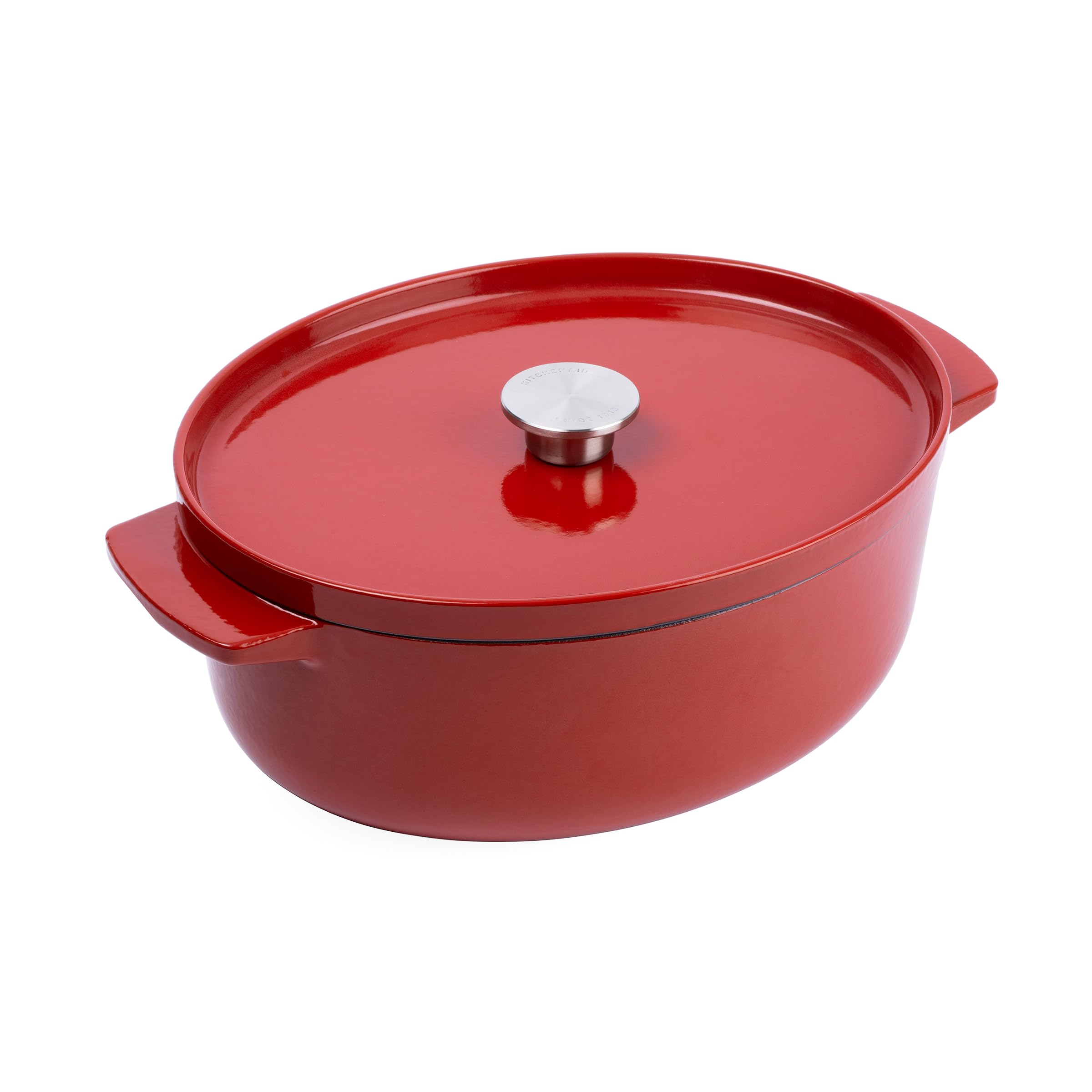 KitchenAid CC006063-001 Br&auml;ter mit Deckel - Oval 30cm Rot 