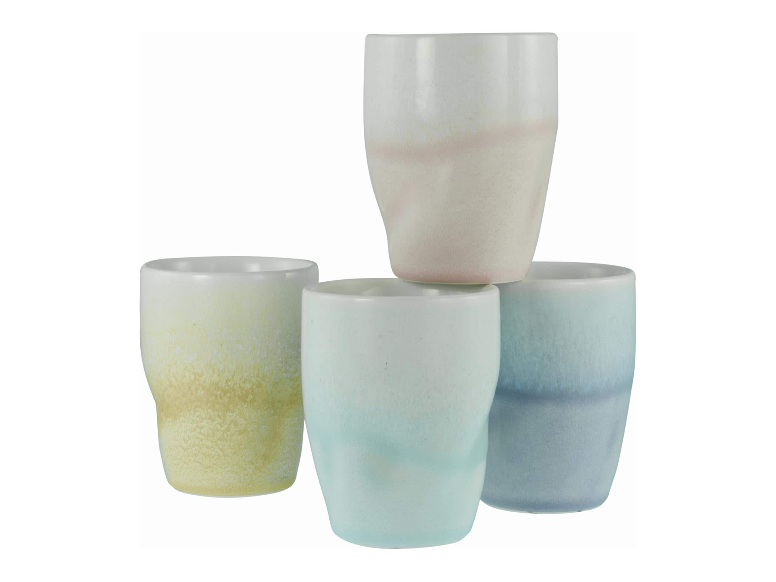CreaTable - 24343 Squeezy Maytime, Kaffeebecher 4-tlg 