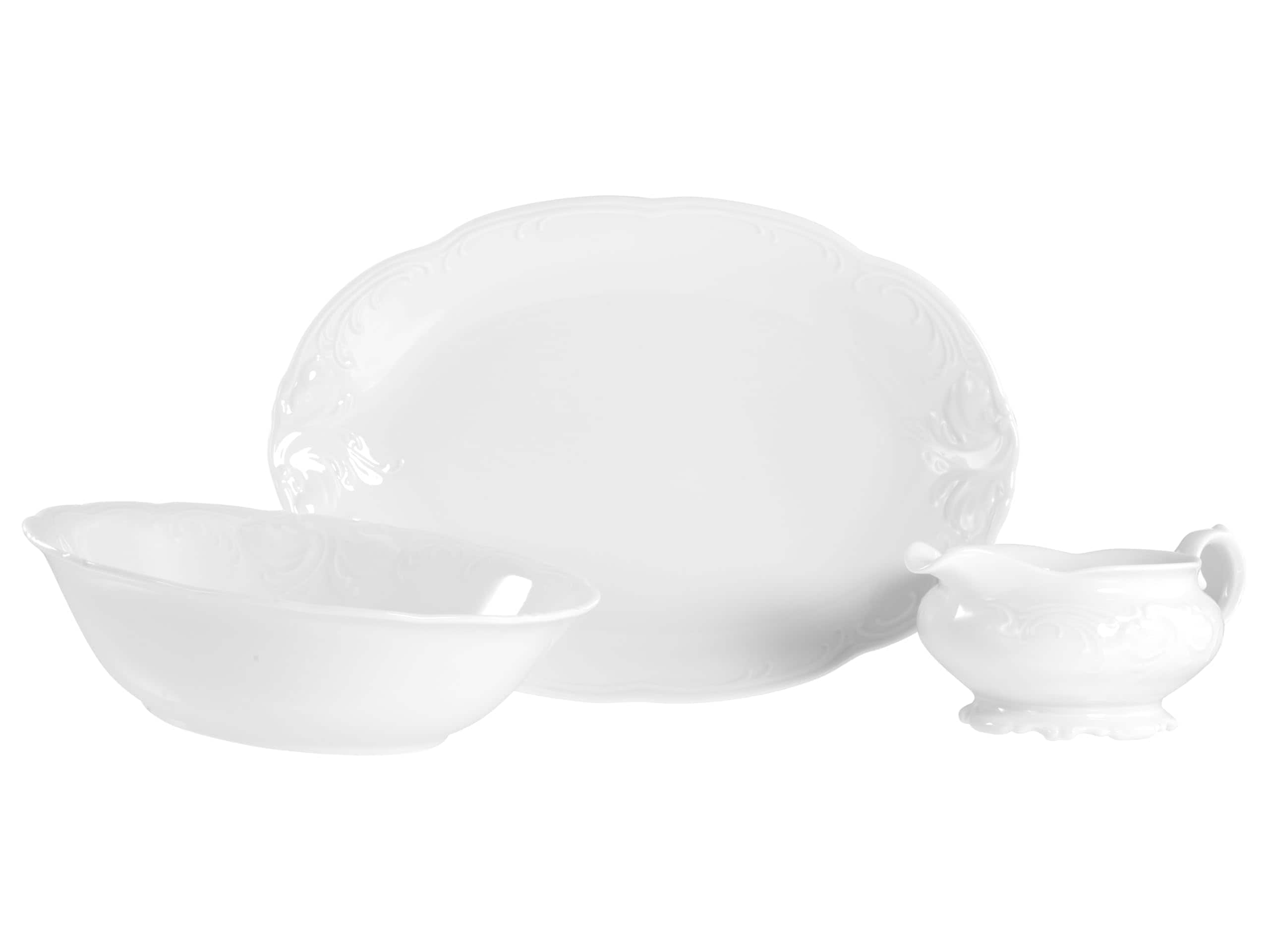 CreaTable - 24626 Frederike Weiss, Servierset 3-tlg 