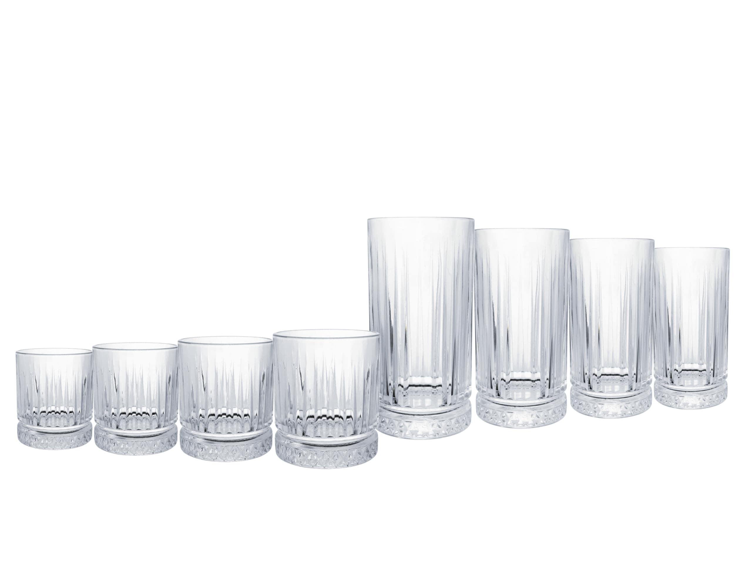 CreaTable - 24663 Elysia Transparent, Gl&auml;serset 8-tlg 