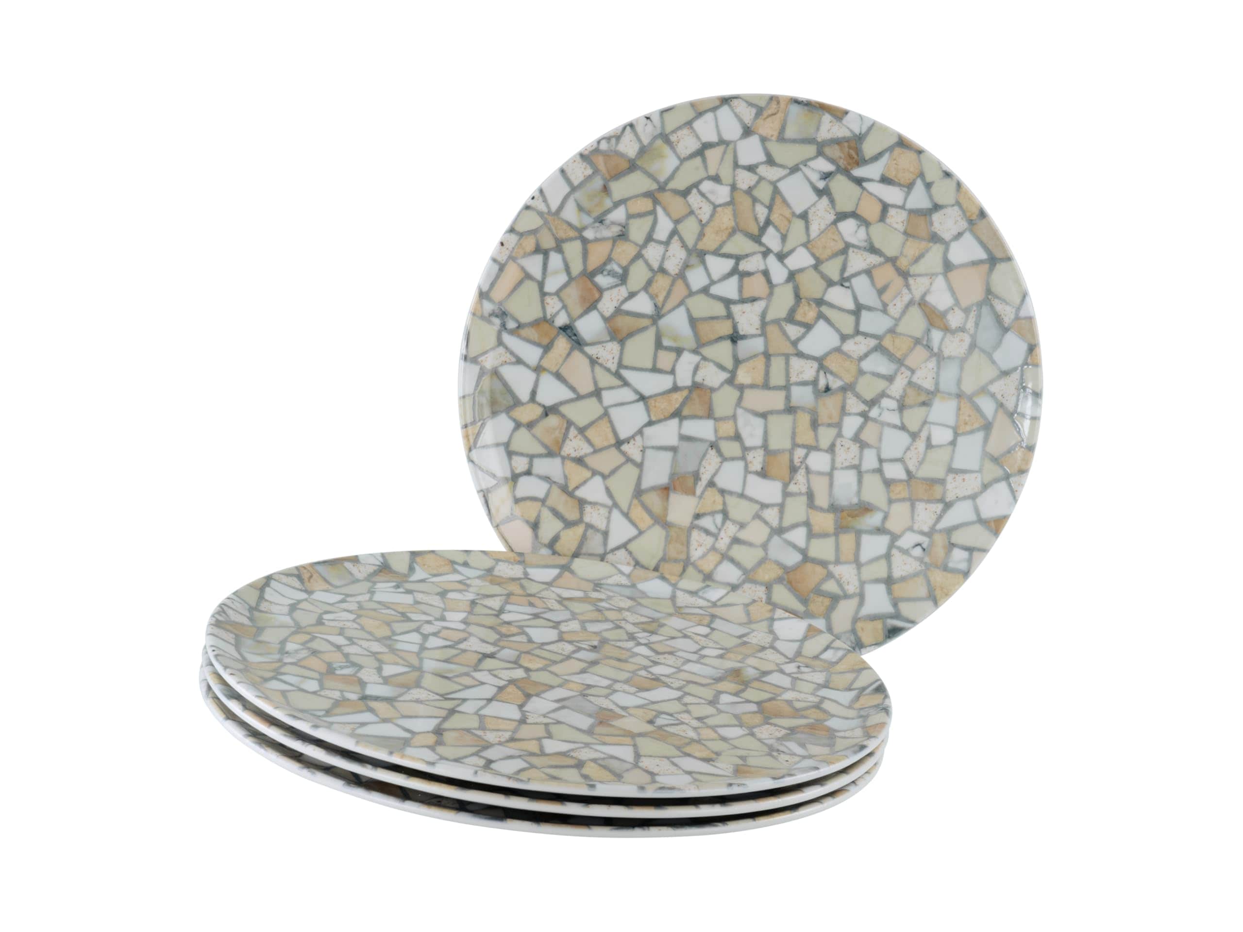 CreaTable - 24693 Stone Collection Siena, Pizzateller 4-tlg 