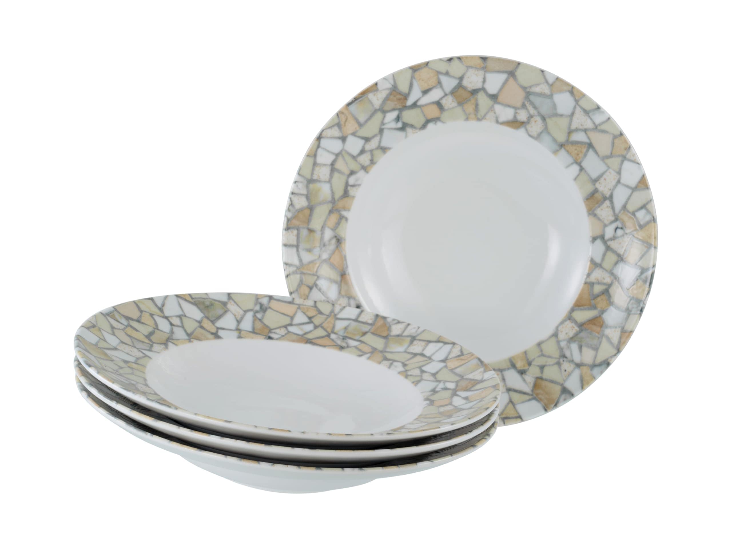 CreaTable - 24707 Stone Collection Siena, Pastateller 4-tlg 