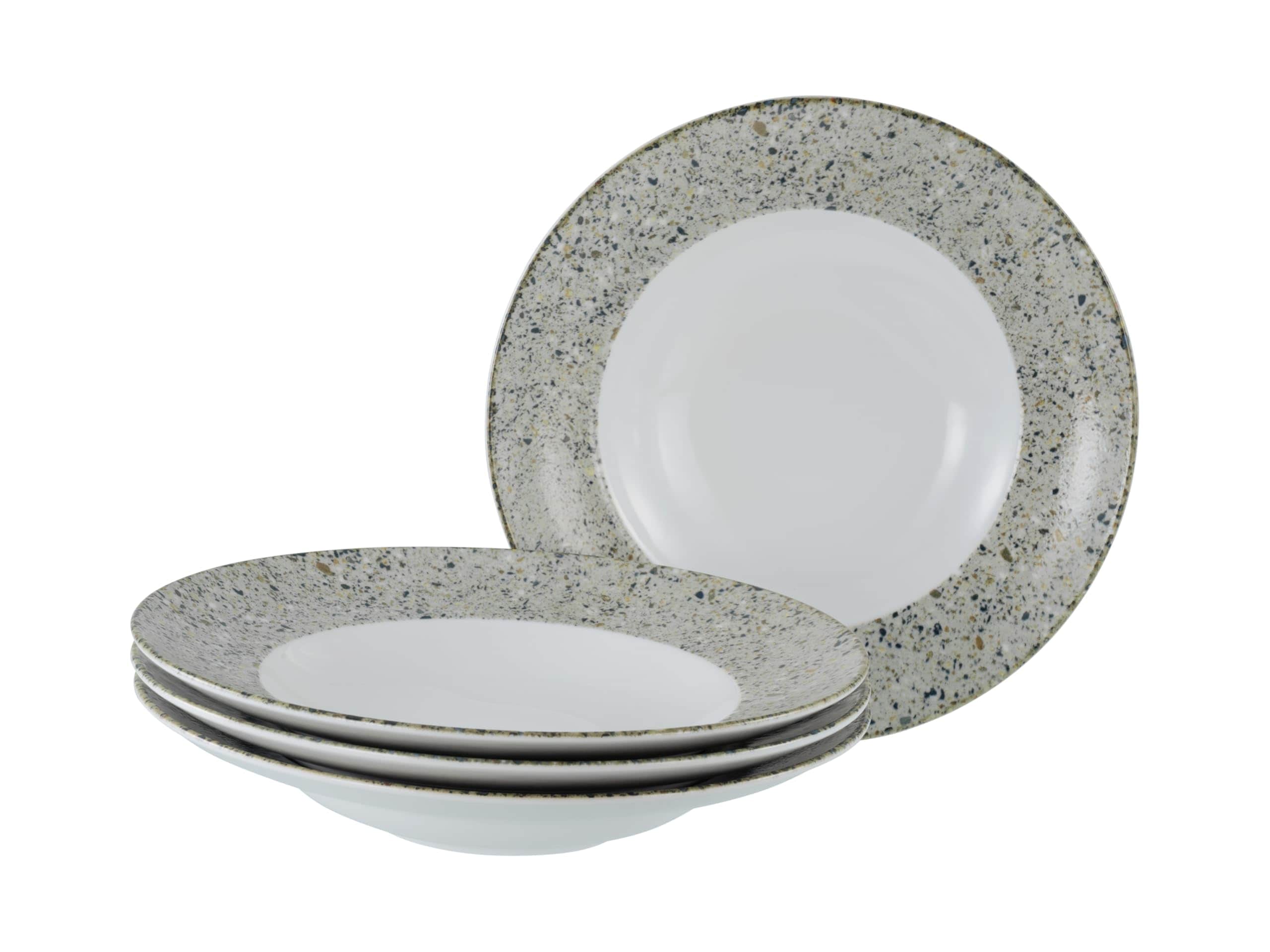 CreaTable - 24708 Stone Collection Genua, Pastateller 4-tlg 