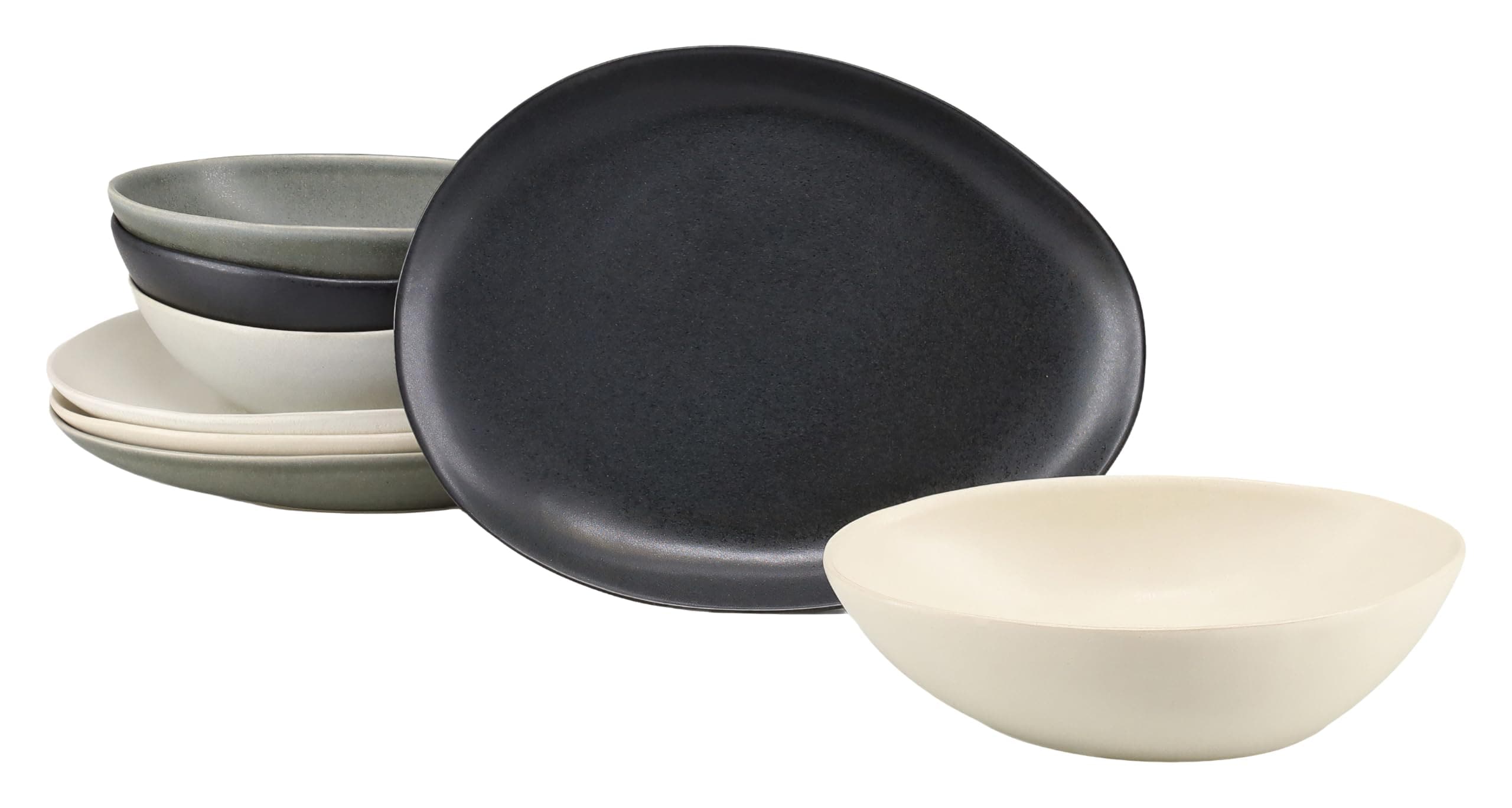 CreaTable - 24743 Pietra Bunt, Tafelservice 8-tlg 