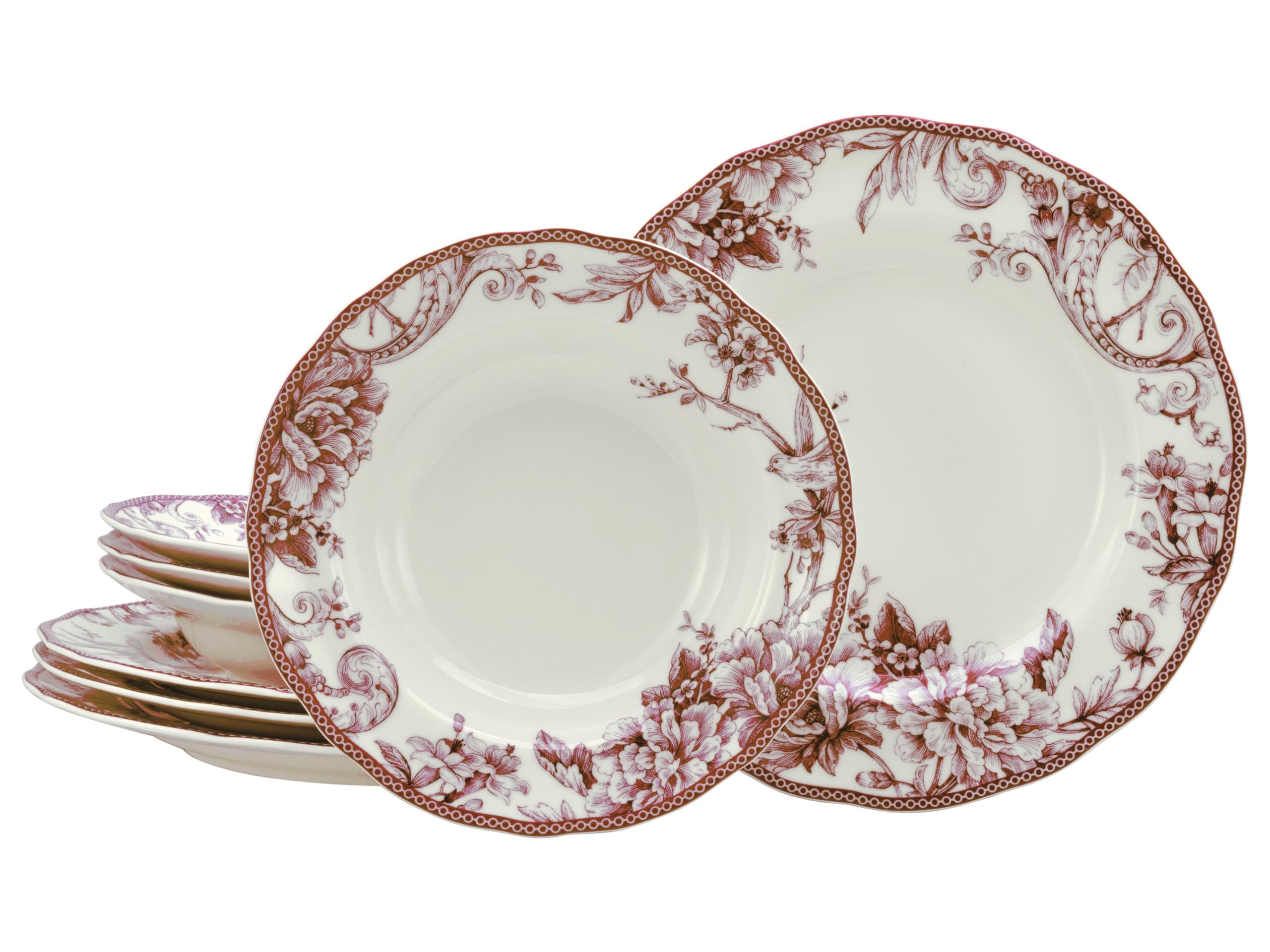 CreaTable - 24769 Adelaide Rot, Tafelservice 8-tlg 