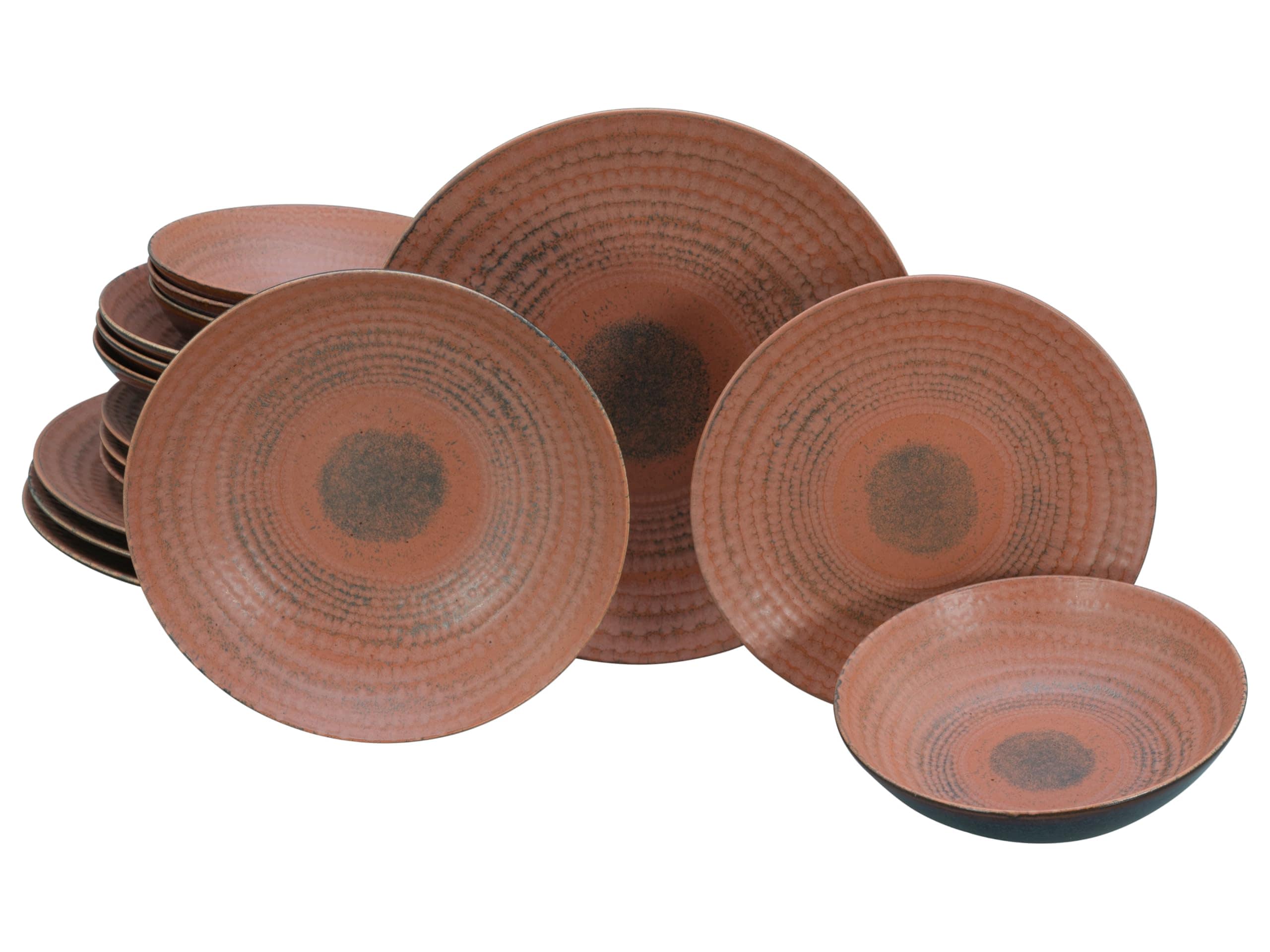 CreaTable - 24857 Neapel Terra, Tellerset 16-tlg 