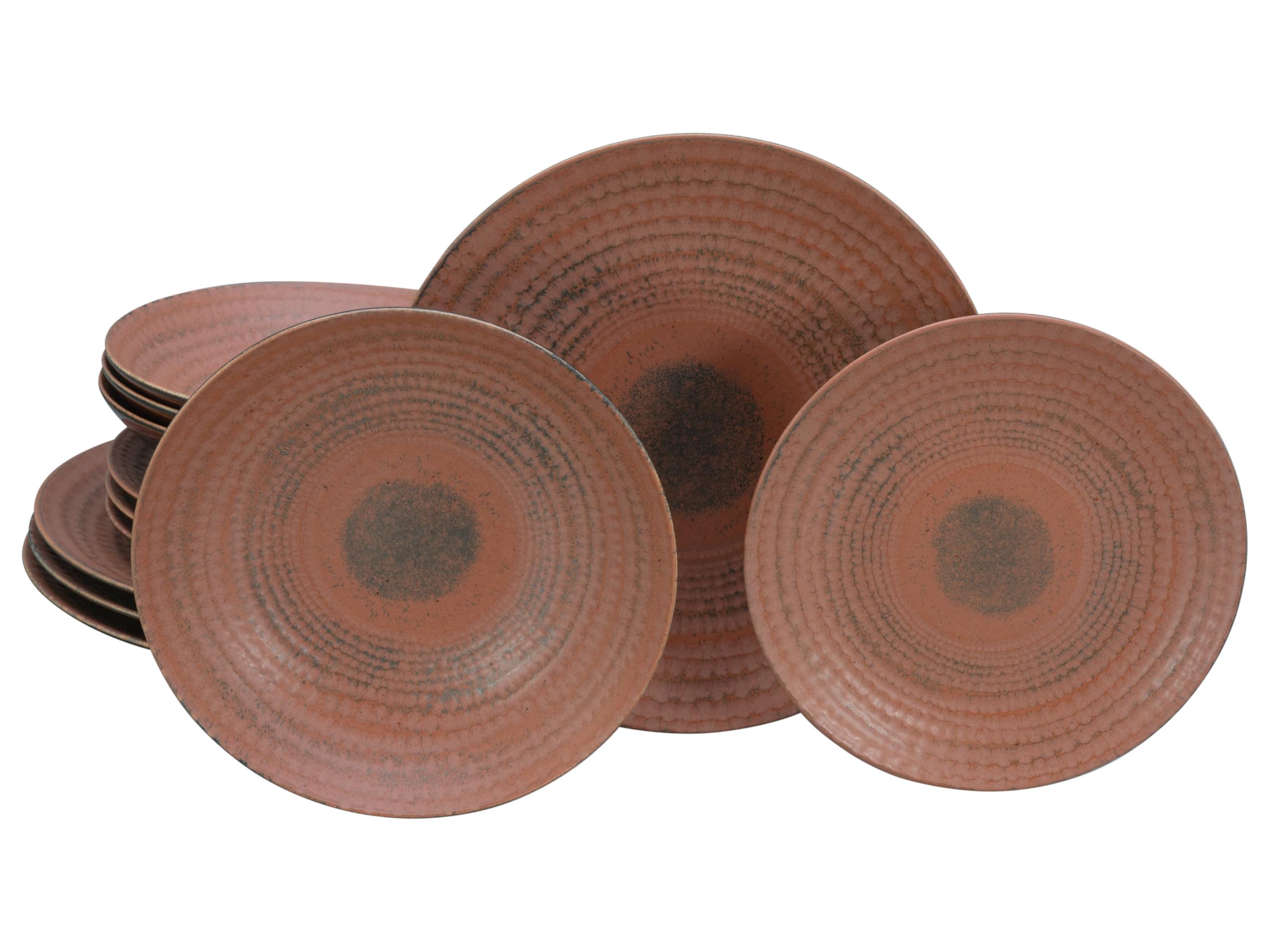 CreaTable - 24859 Neapel Terra, Tellerset 12-tlg 
