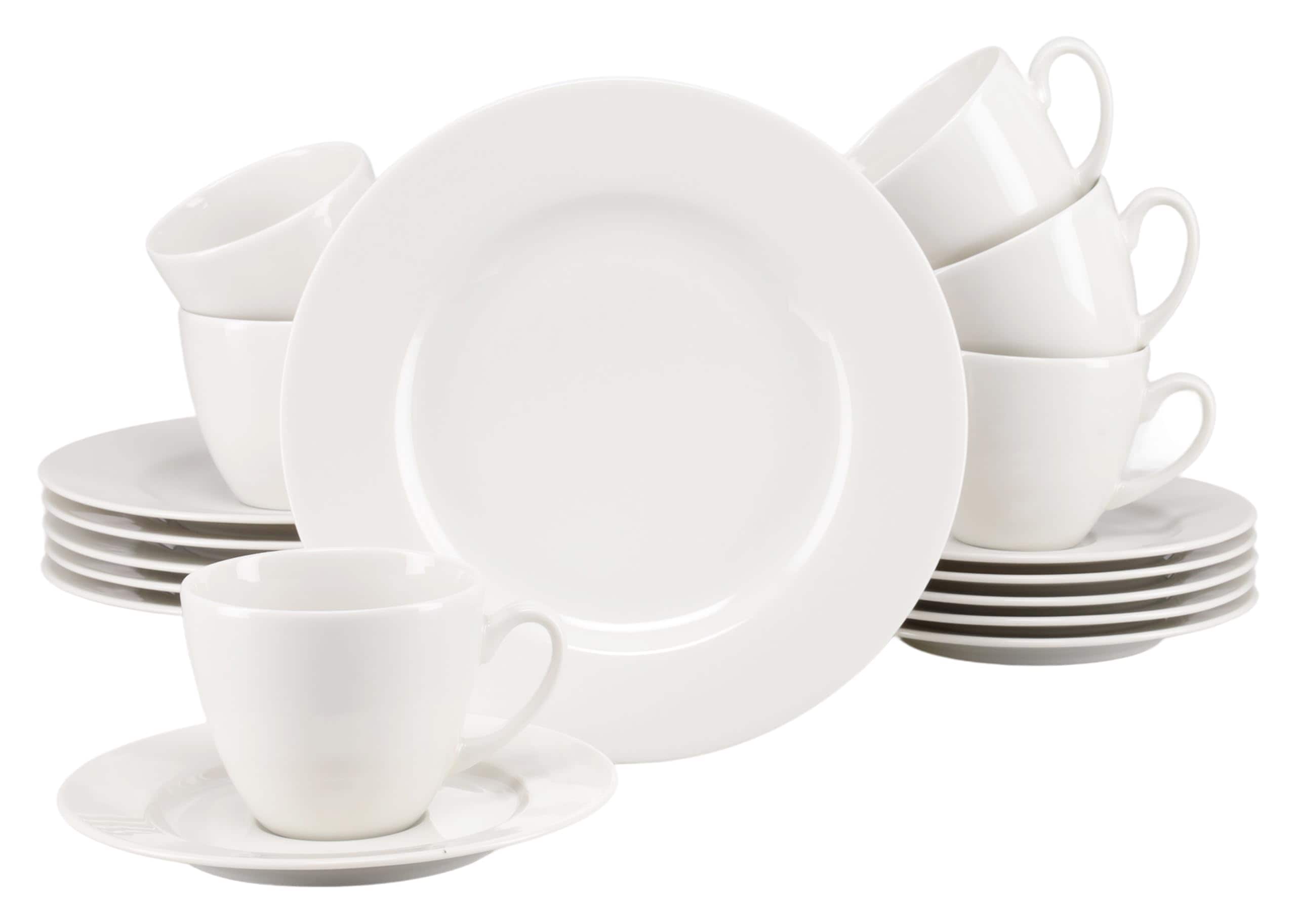 CreaTable 24911 Serie Venice Kaffeeservice18-tlg Geschirrset 6 Personen 