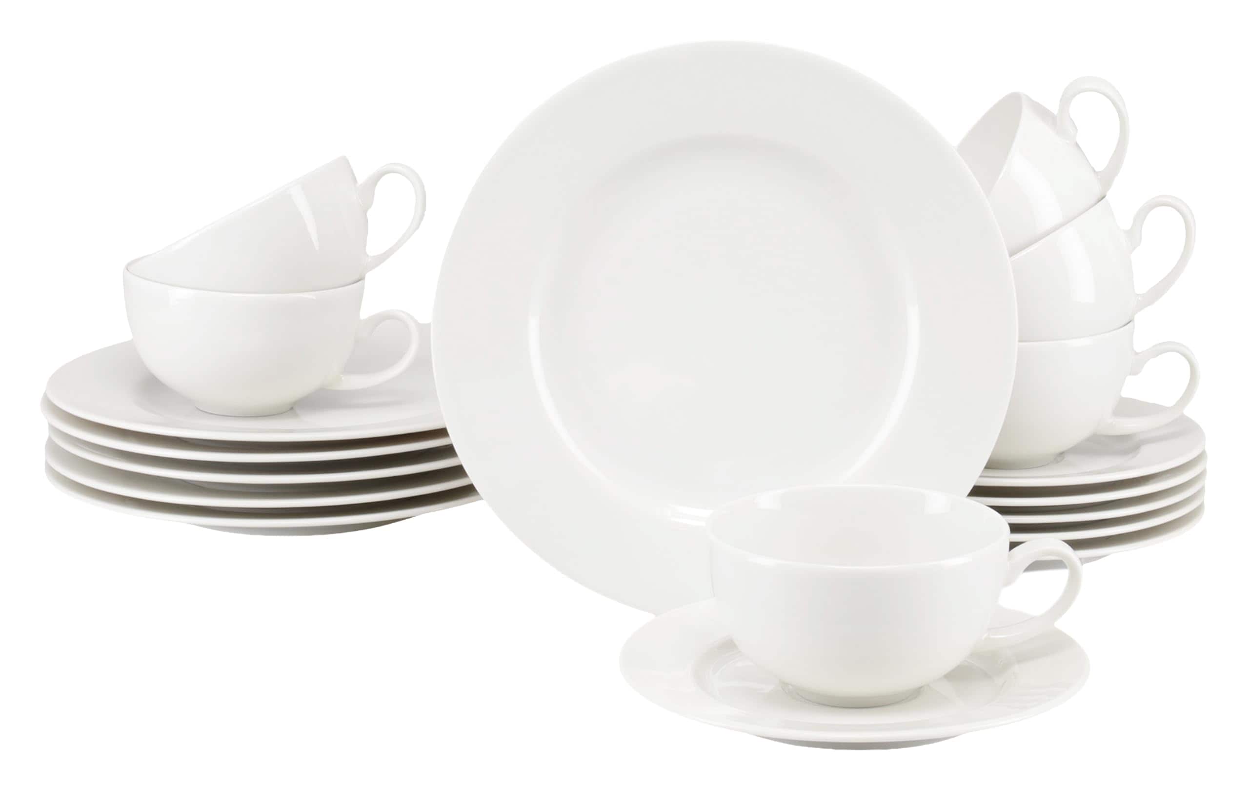 CreaTable 24914 Serie Venice Teeservice 18-tlg Geschirrset 6 Personen 