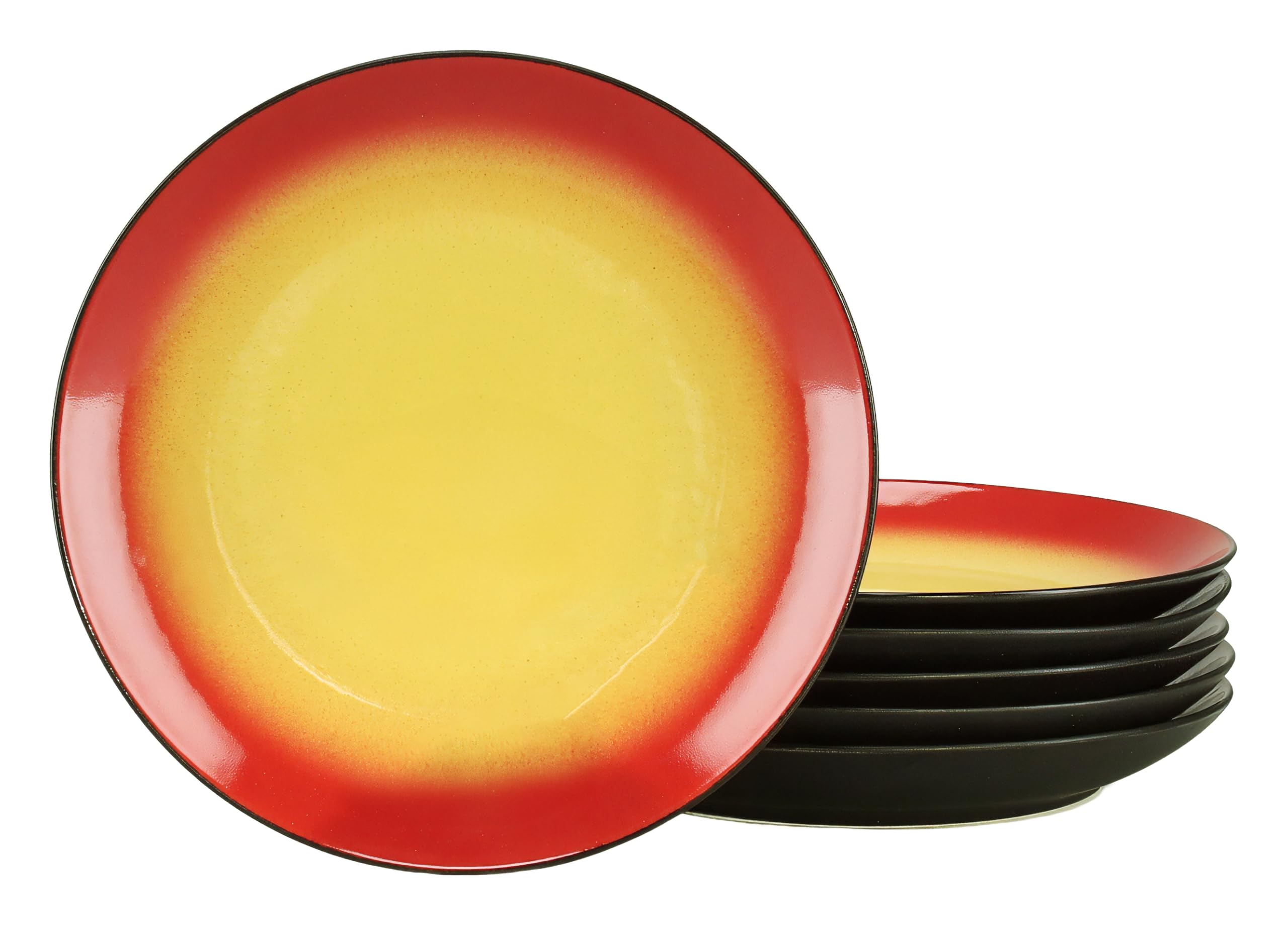 CreaTable - 24918, Hot Red - Speiseteller 6-tlg 