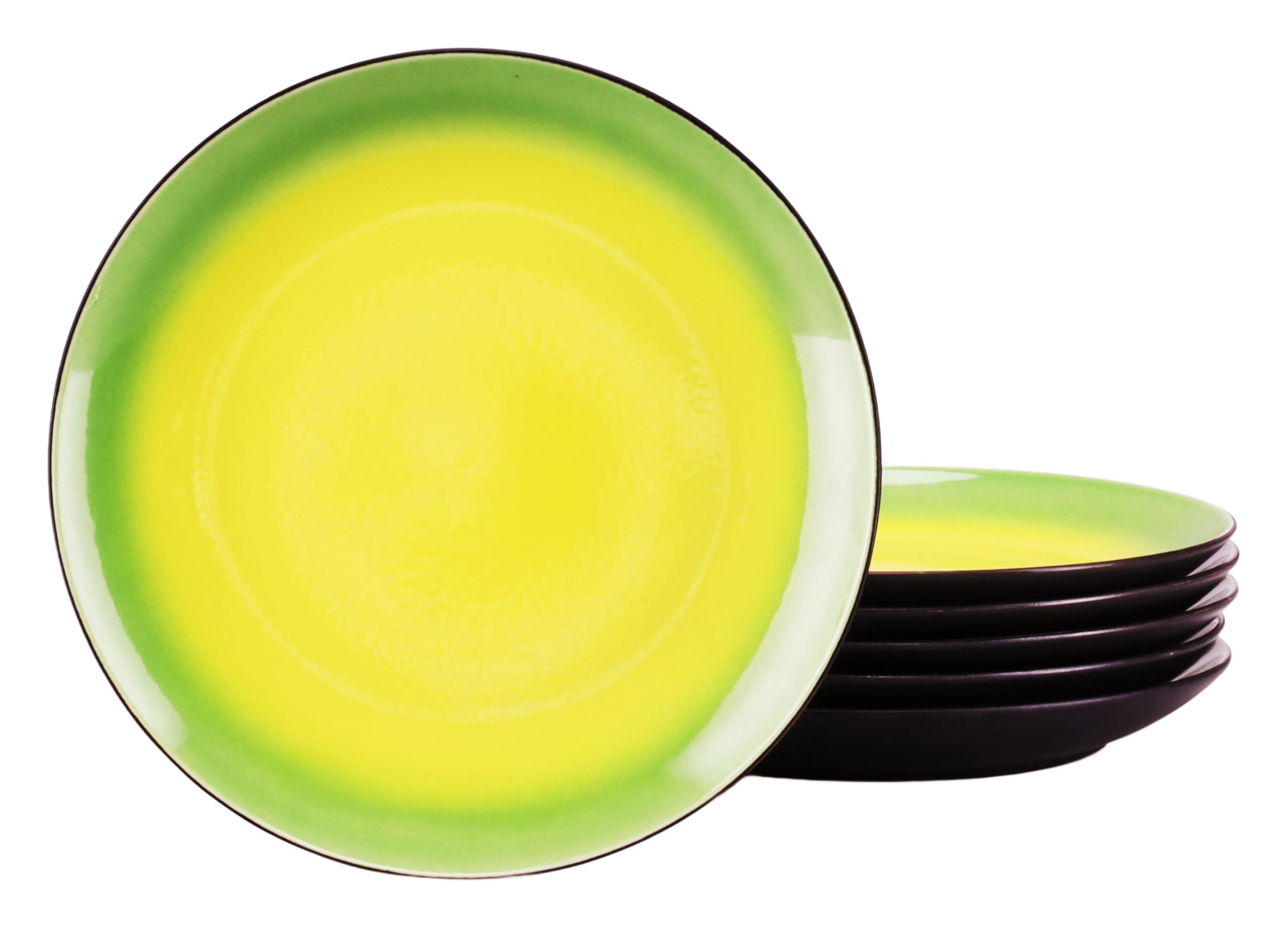 CreaTable - 24920, Hot Green - Speiseteller 6-tlg 