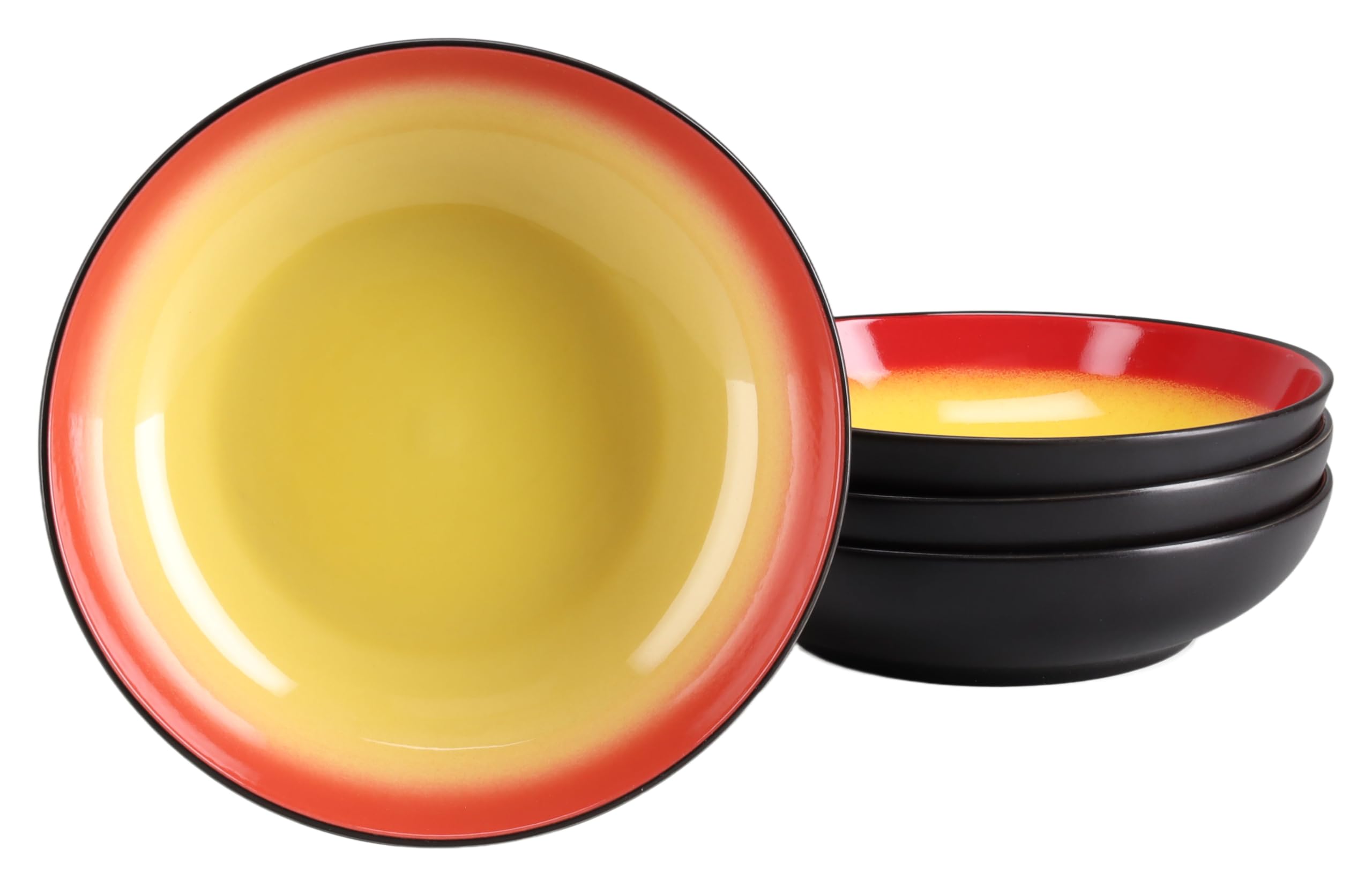 CreaTable - 24931, Hot Red - Poke Bowl 4-tlg 