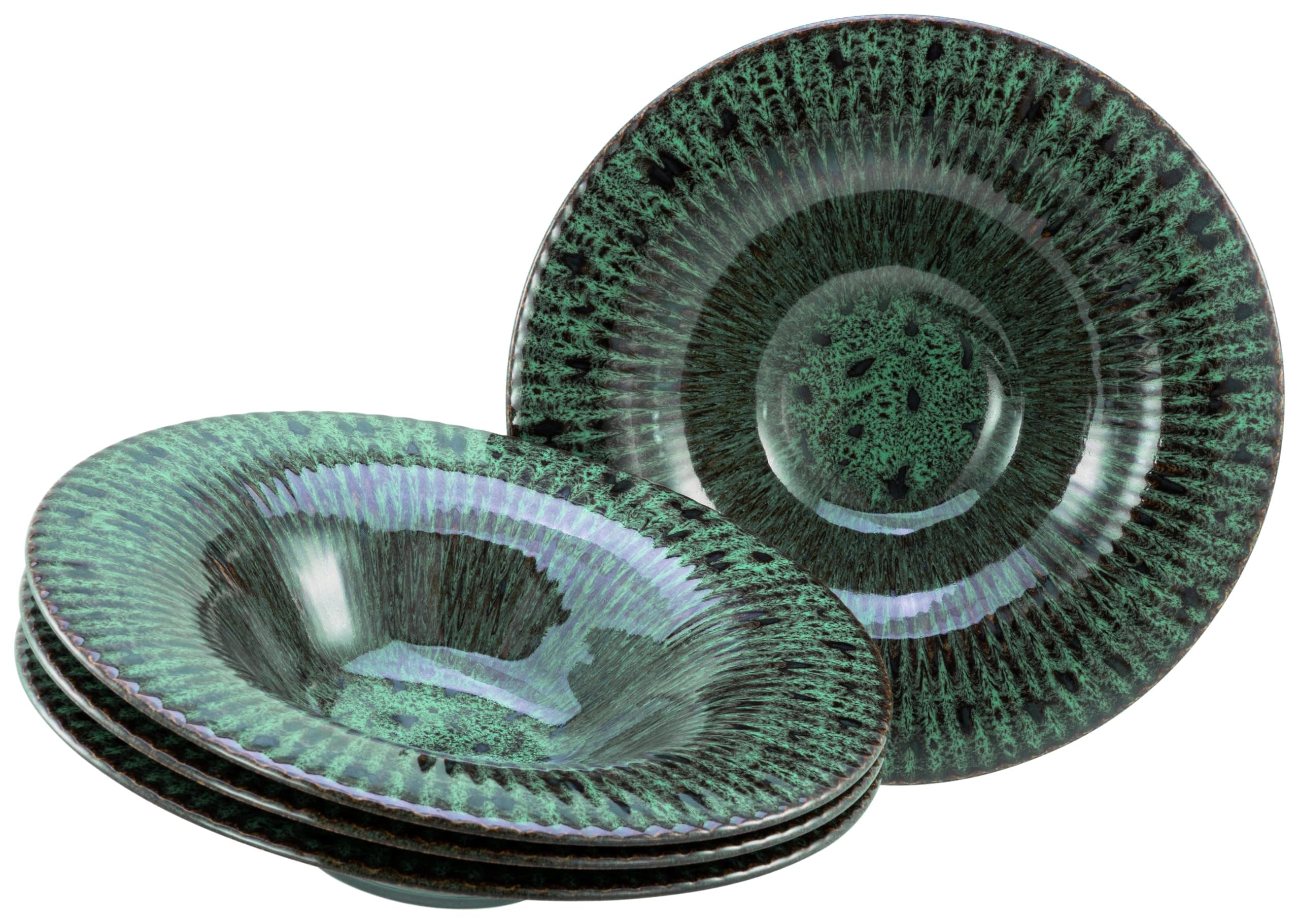 Creatable 24978 Serie Allegra Magic Green 4-tlg Geschirrset 