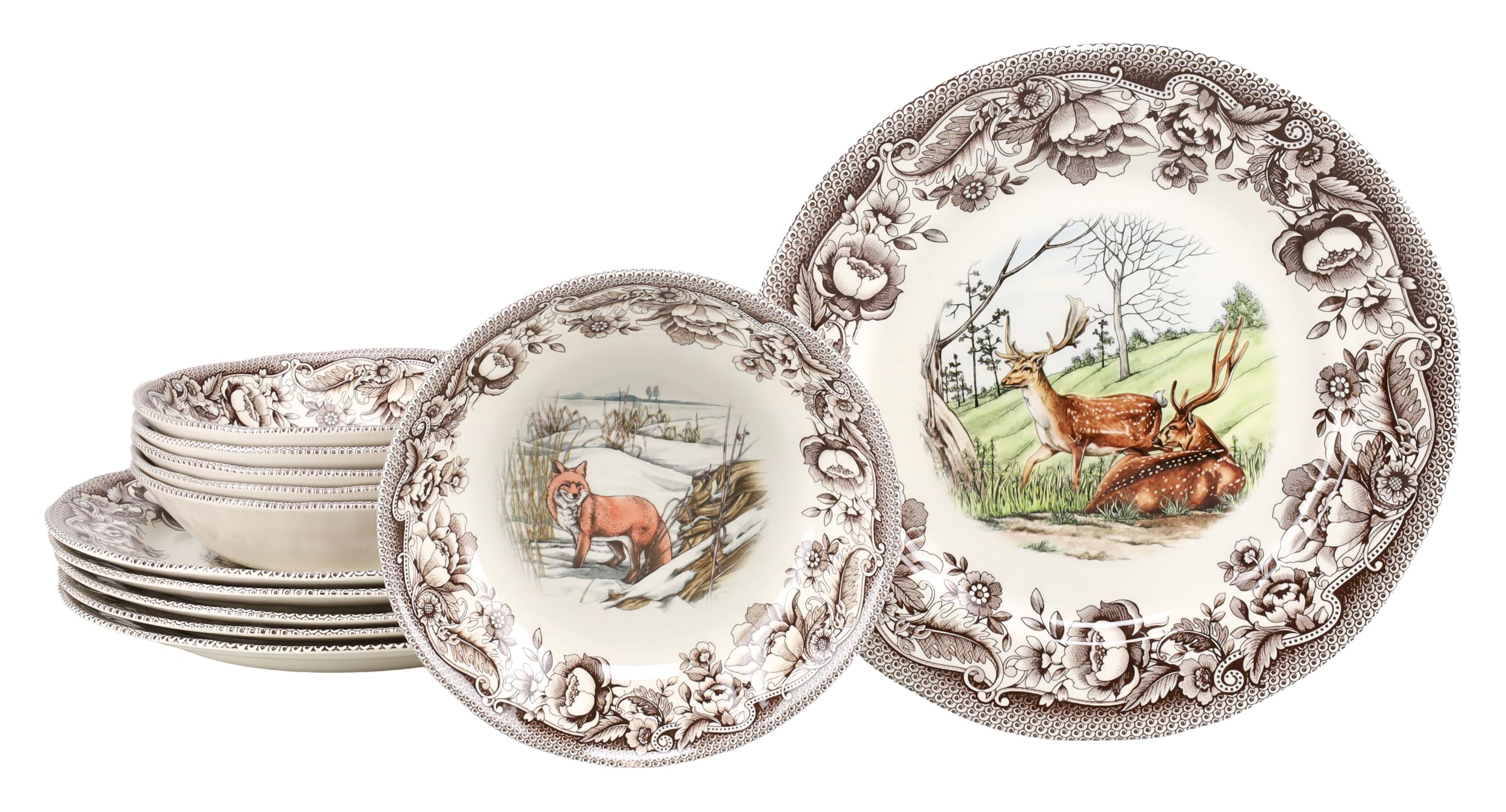 CreaTable - 25037, Haydon Grove Bunt - Tafelservice 12-tlg 