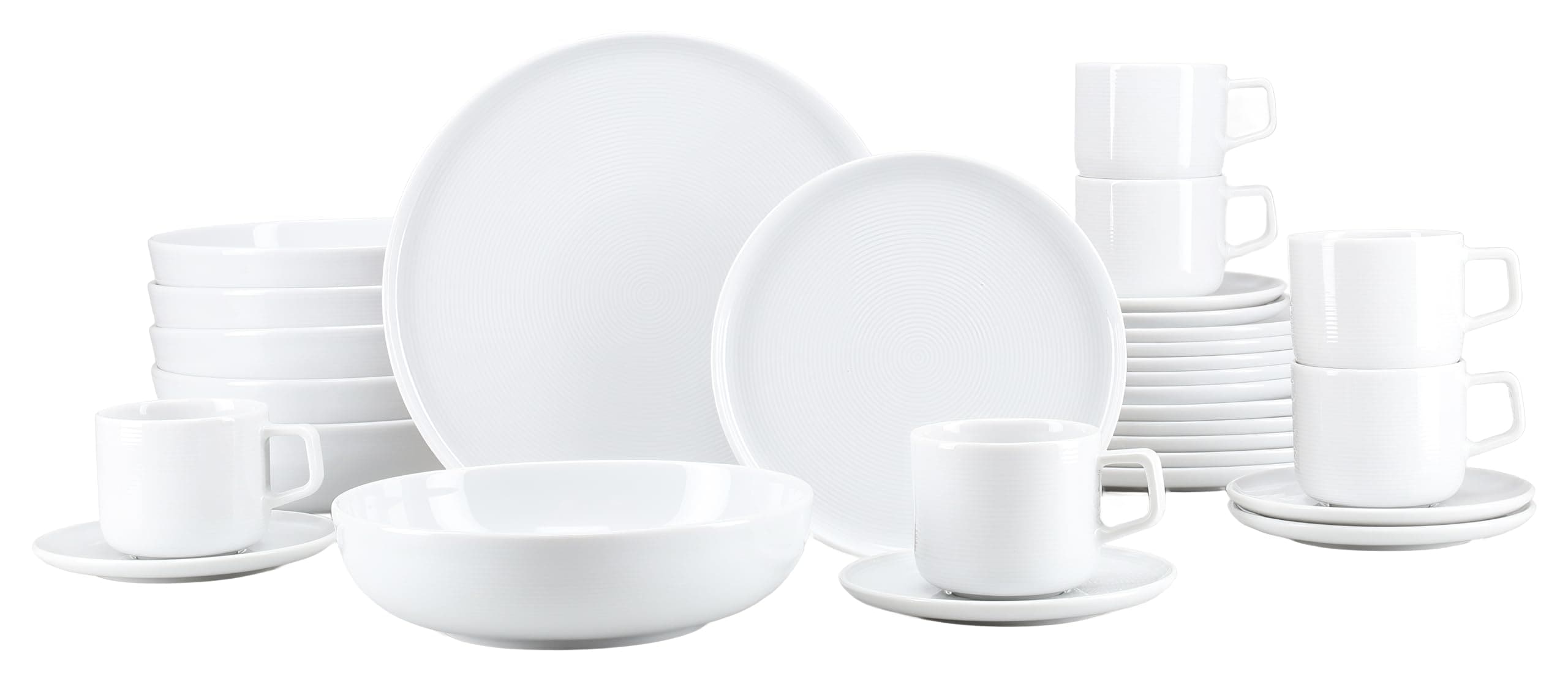CreaTable - 25082, Session White - Kombiservice 30-tlg 