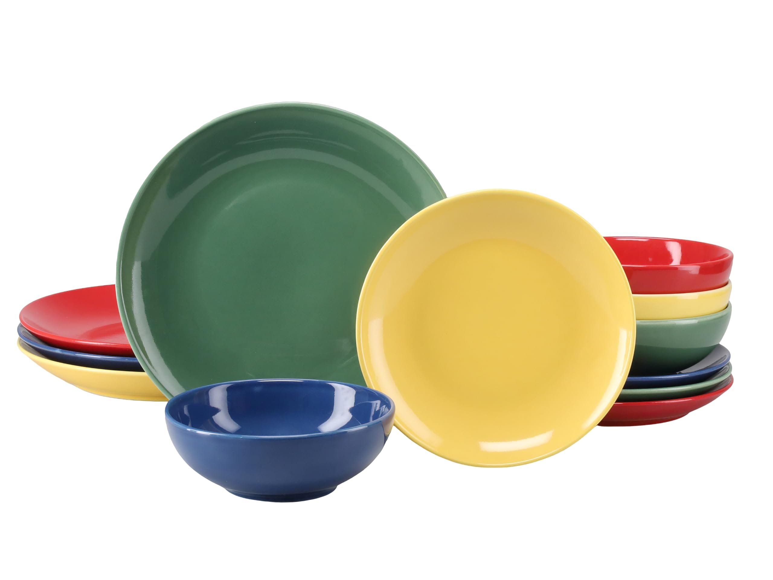 CreaTable - 25284, Joy Bunt - Tellerset 12-tlg 