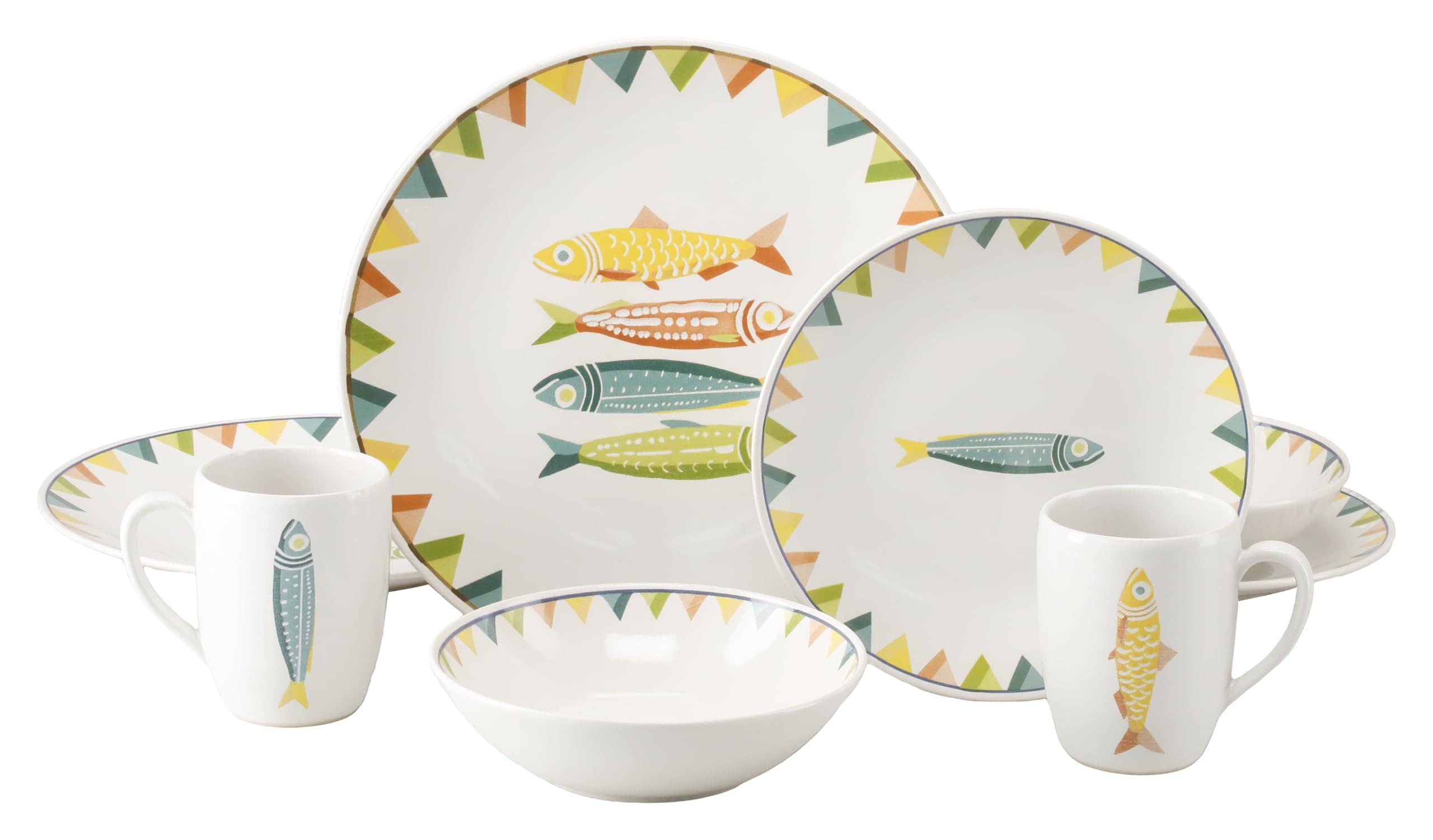 CreaTable - 25401, Sardinhas Pastell - Kombiservice 8-tlg 