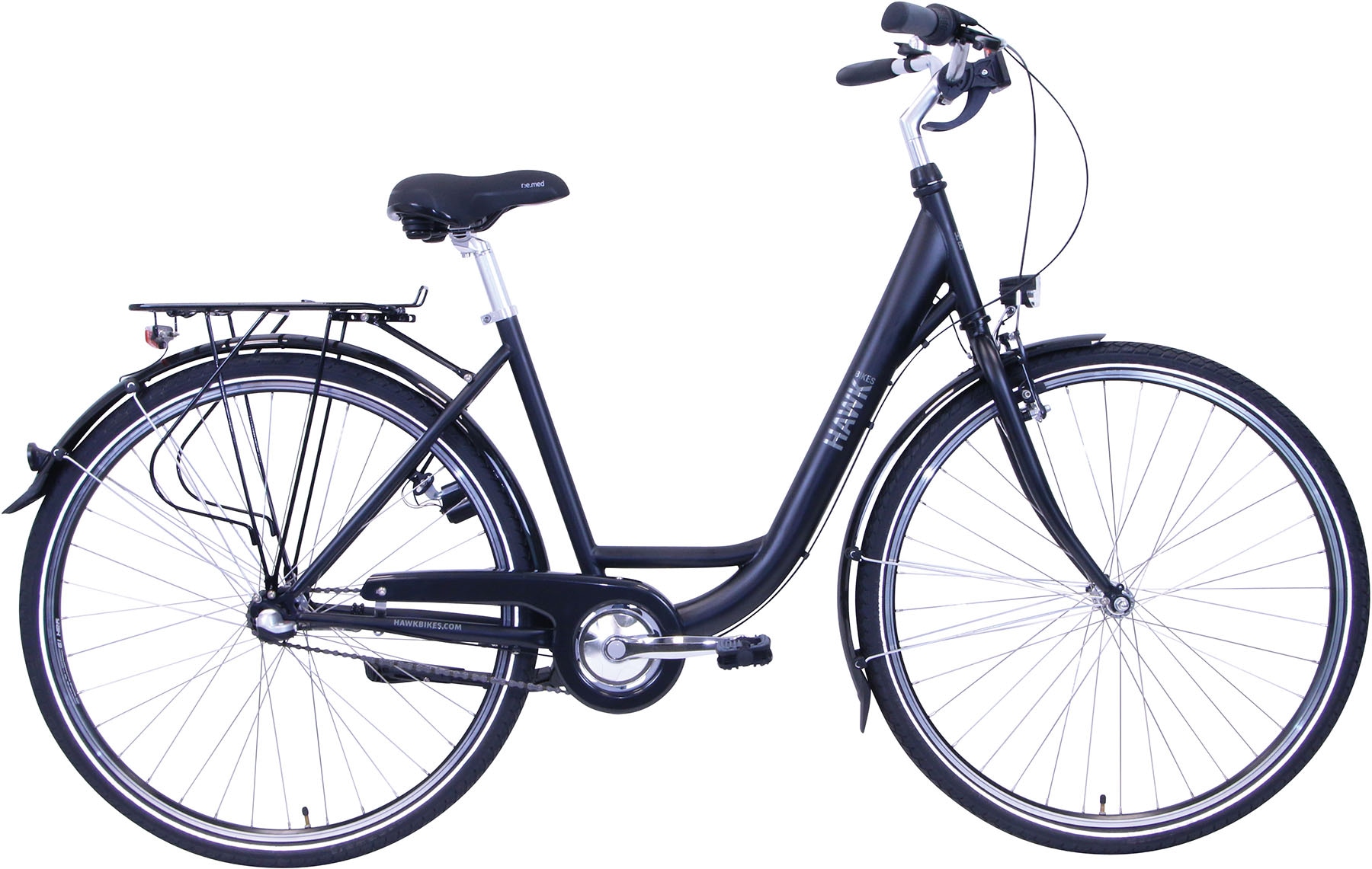 Hawk City Wave Premium Cityrad Damen 26 Zoll 43 cm Wave - Anthrazit 