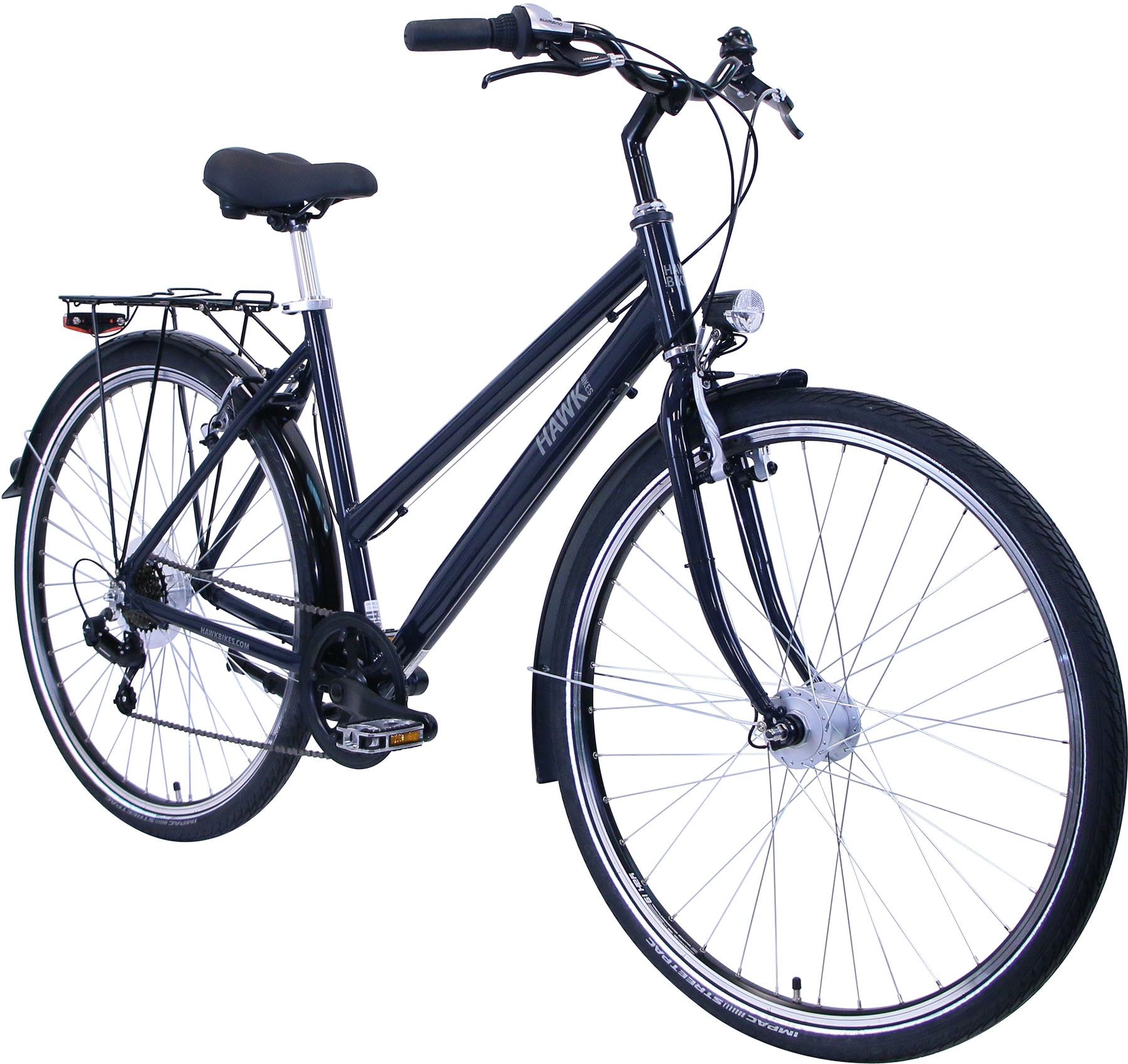 Hawk Citytrek Easy Lady Cityrad Damen 28 Zoll 46 cm Trapez - Anthrazit 