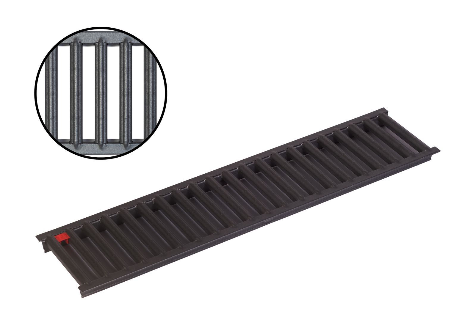 ACO Self&reg; Stegrost Stahl verzinkt pulverbeschichtet | L&auml;nge: 50 cm - Breite: 11,8 cm 