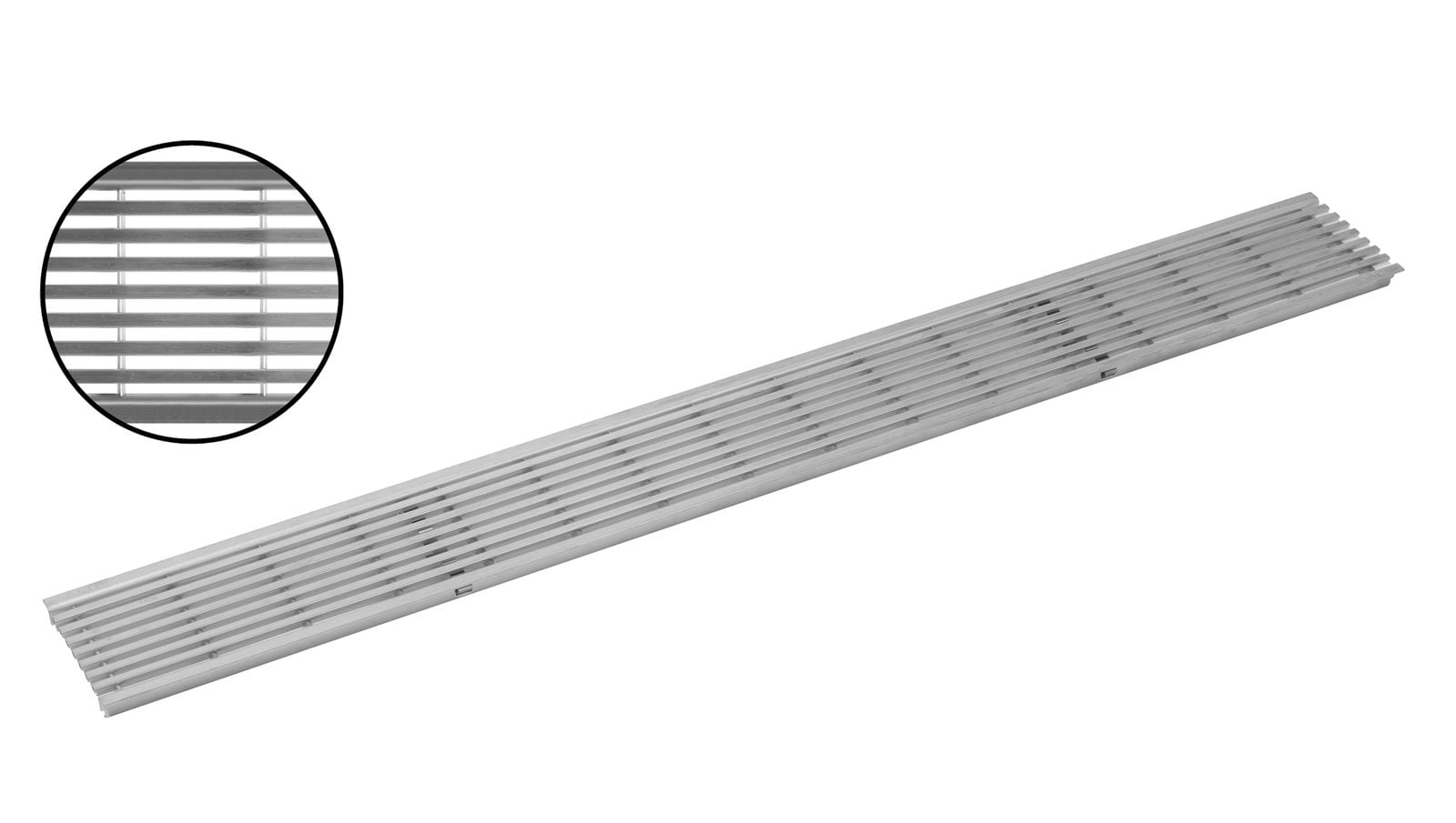 ACO Self&reg; L&auml;ngsstab Rost Edelstahl | L&auml;nge: 100 cm - Breite: 11,8 cm 