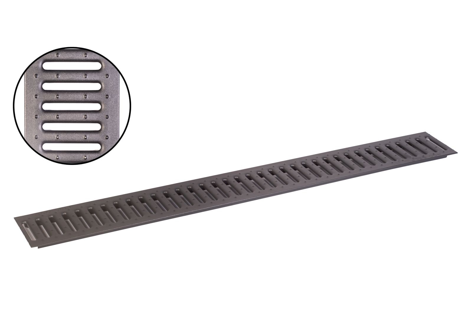 ACO Self&reg; Stegrost Stahl verzinkt pulverbeschichtet | L&auml;nge: 100 cm - Breite: 13 cm 