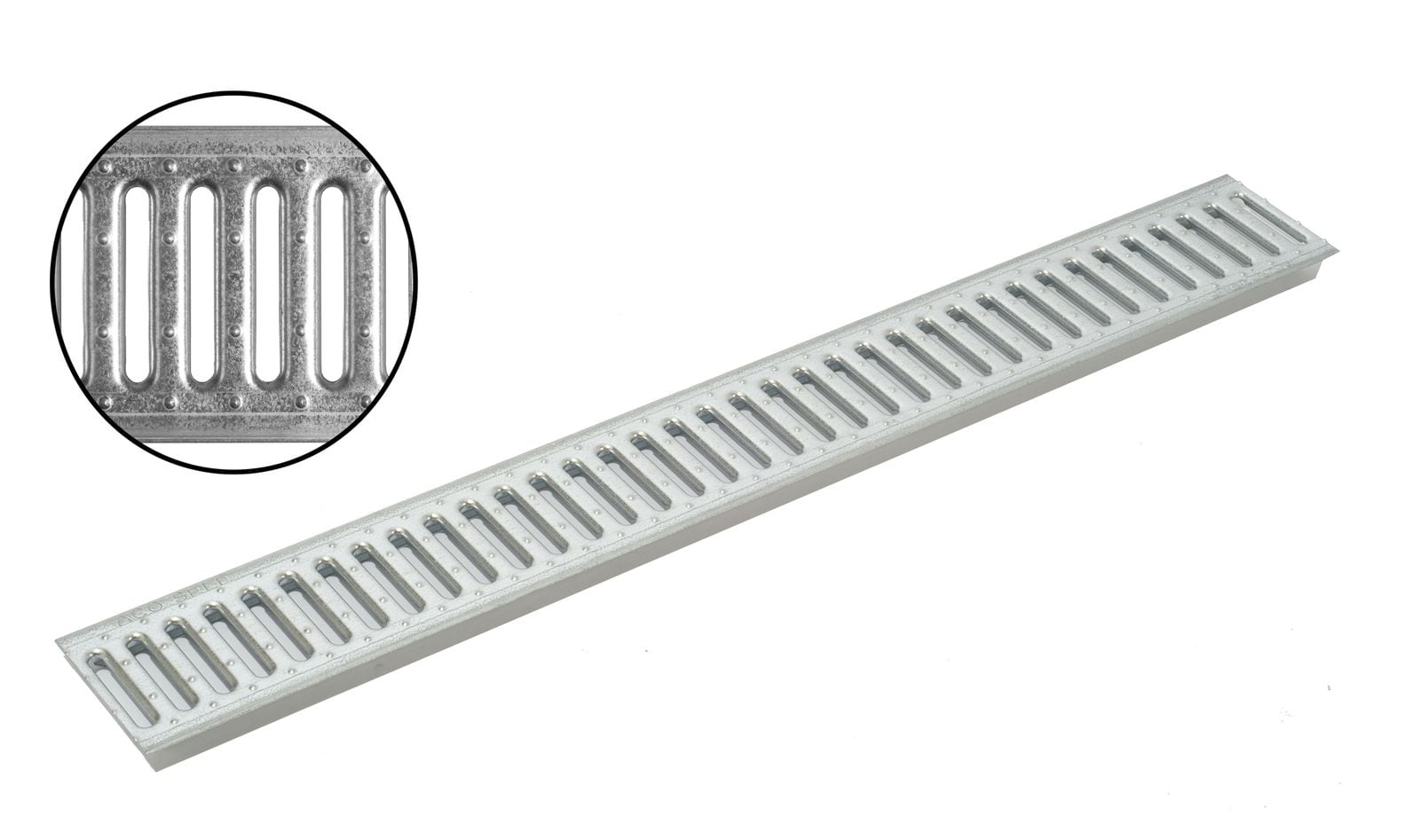 ACO Self&reg; Stegrost Stahl verzinkt | L&auml;nge: 100 cm - Breite: 13 cm 