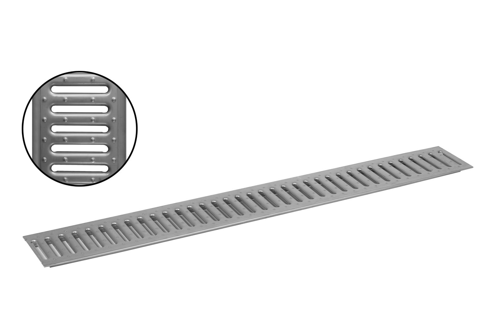 ACO Self&reg; Stegrost Edelstahl | L&auml;nge: 100 cm - Breite: 13 cm 