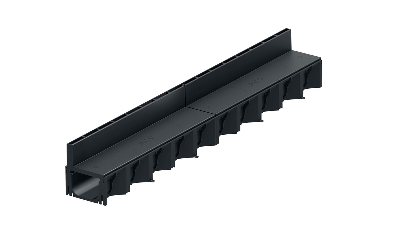 1m ACO Self&reg; Hexaline 2.0 Entw&auml;sserungsrinne mit Schlitzaufsatz Kunststoff 