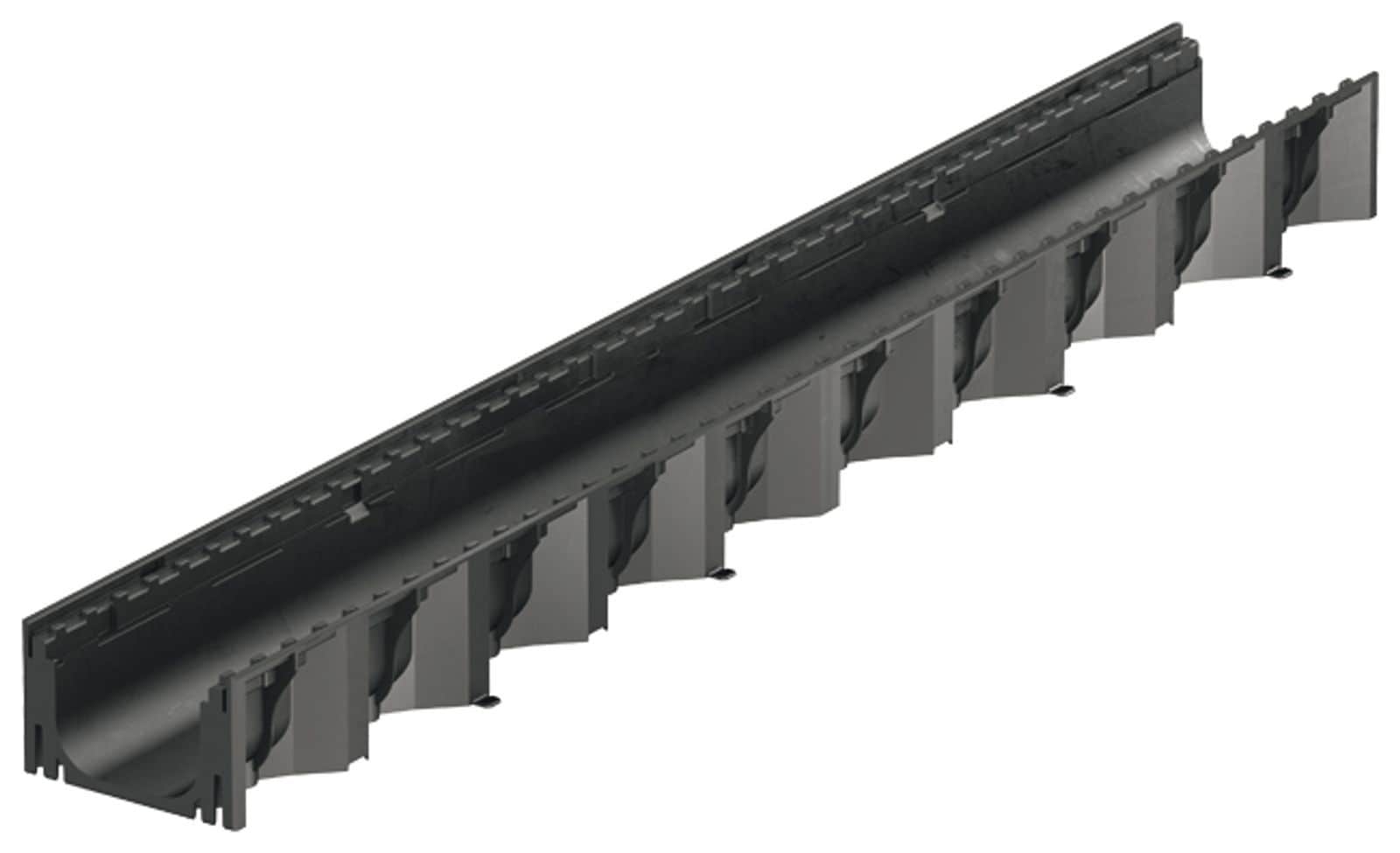 1m ACO Self&reg; Hexaline 2.0 Entw&auml;sserungsrinne Kunststoff 