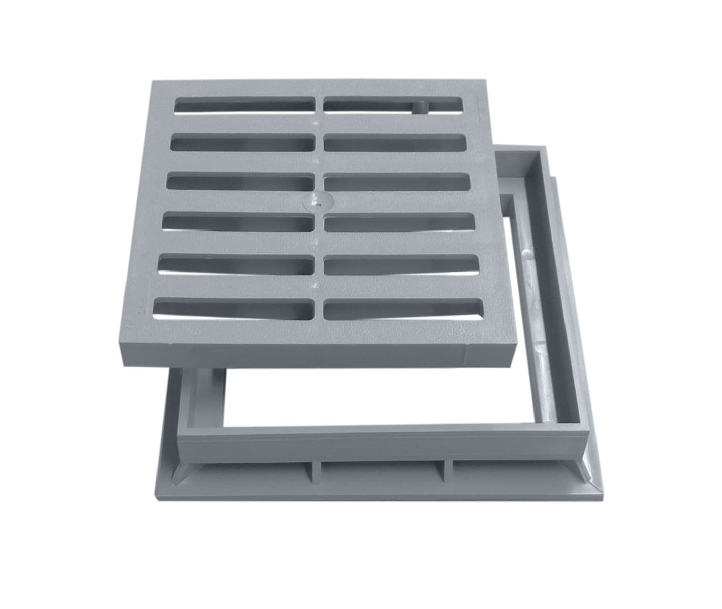 Marley Einlaufrost Rost mit Rahmen 200x200mm 