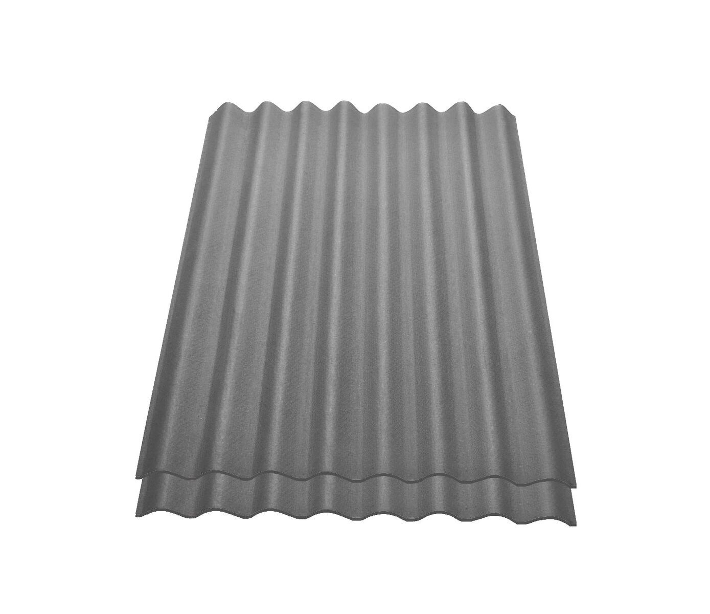 2er Pack ® Easyline® Platte intensiv grau 1000 x 760 x 2,6 mm Profil 96/38