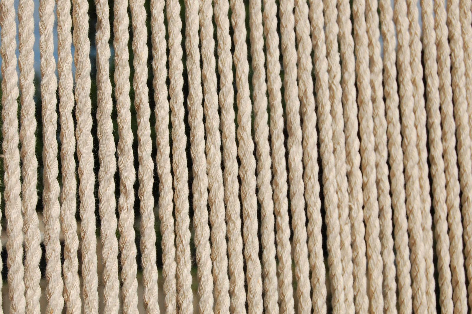 CASA T&uuml;rvorhang Seil TOULON 3 Gr&ouml;&szlig;e: 120x230cm Farbe: creme beige 