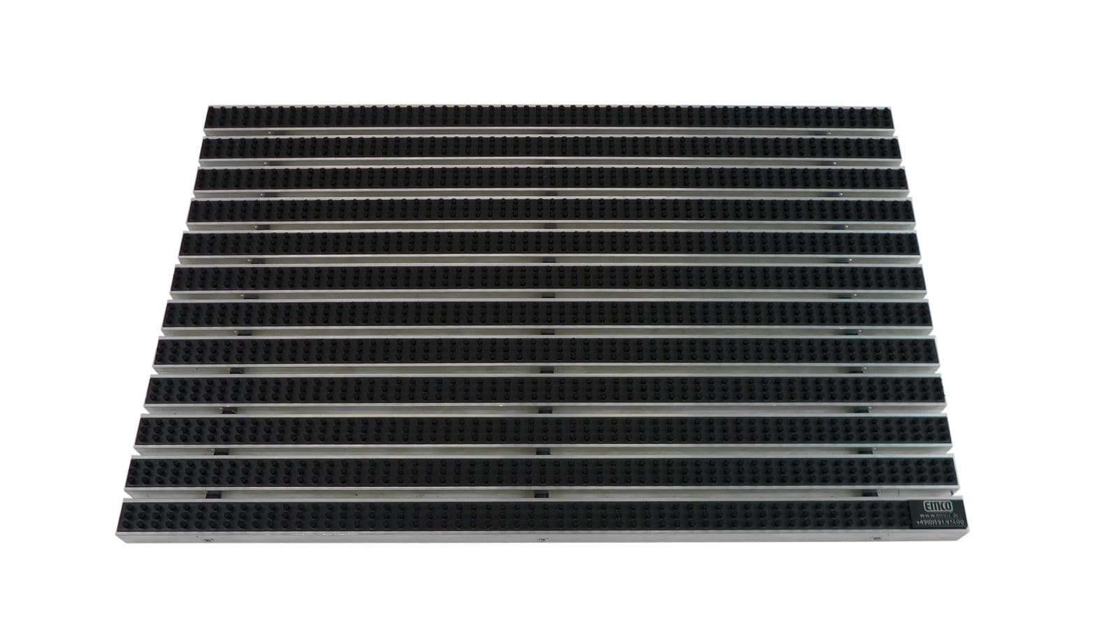 Emco Eingangsmatte DIPLOMAT 22mm | 100x50cm | B&uuml;rsten Schwarz 