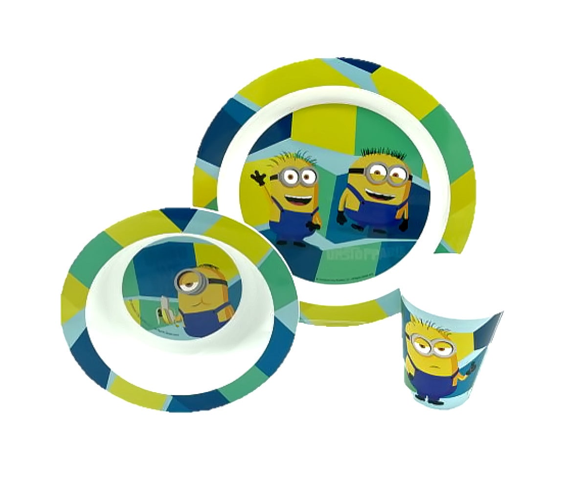 Stor Minions Kindergeschirr - 3er Set 