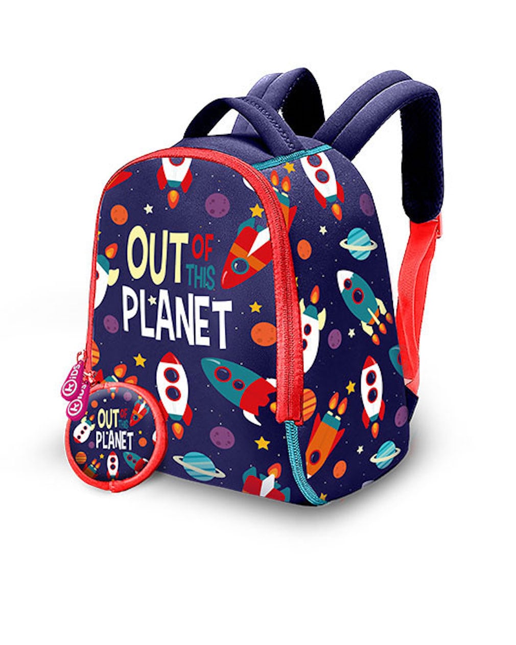 Kids Licensing Rucksack mit einem Weltraummotiv aus Neopren 