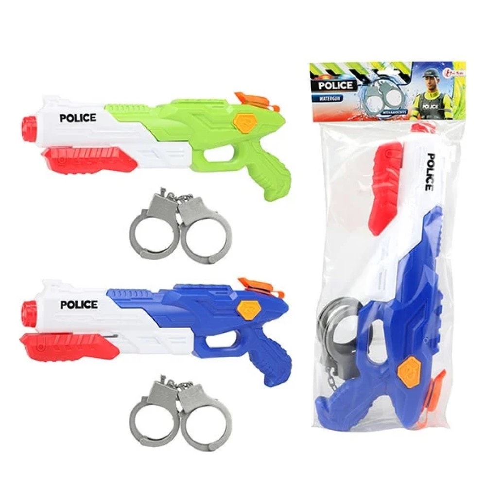 Toi-Toys Polizei Wasserpistole mit Handschellen 40cm 