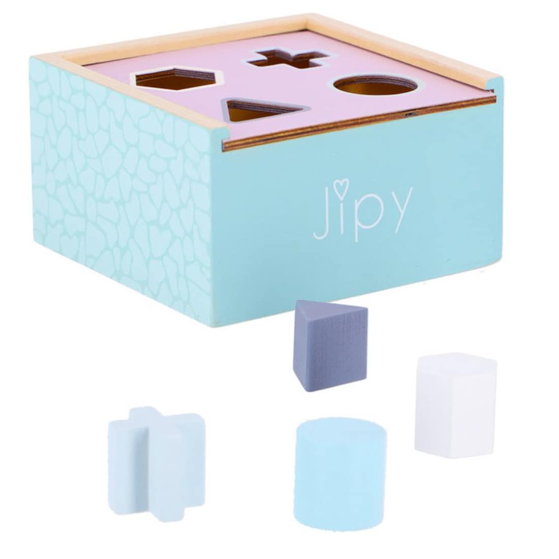 Otto Simon Formsortierer 4 Formen Steck Spiel Holz 