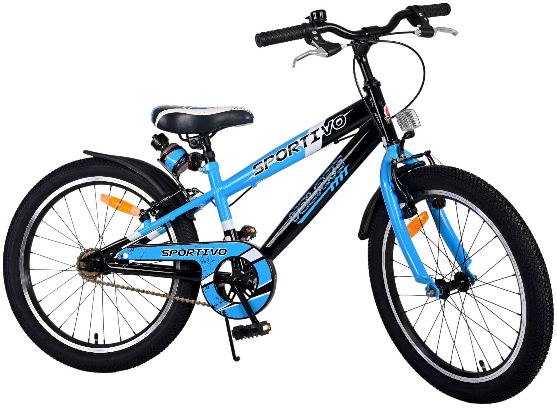 Volare Kinderfahrrad Sportivo f&uuml;r Jungen 20 Zoll Kinderrad in Blau 