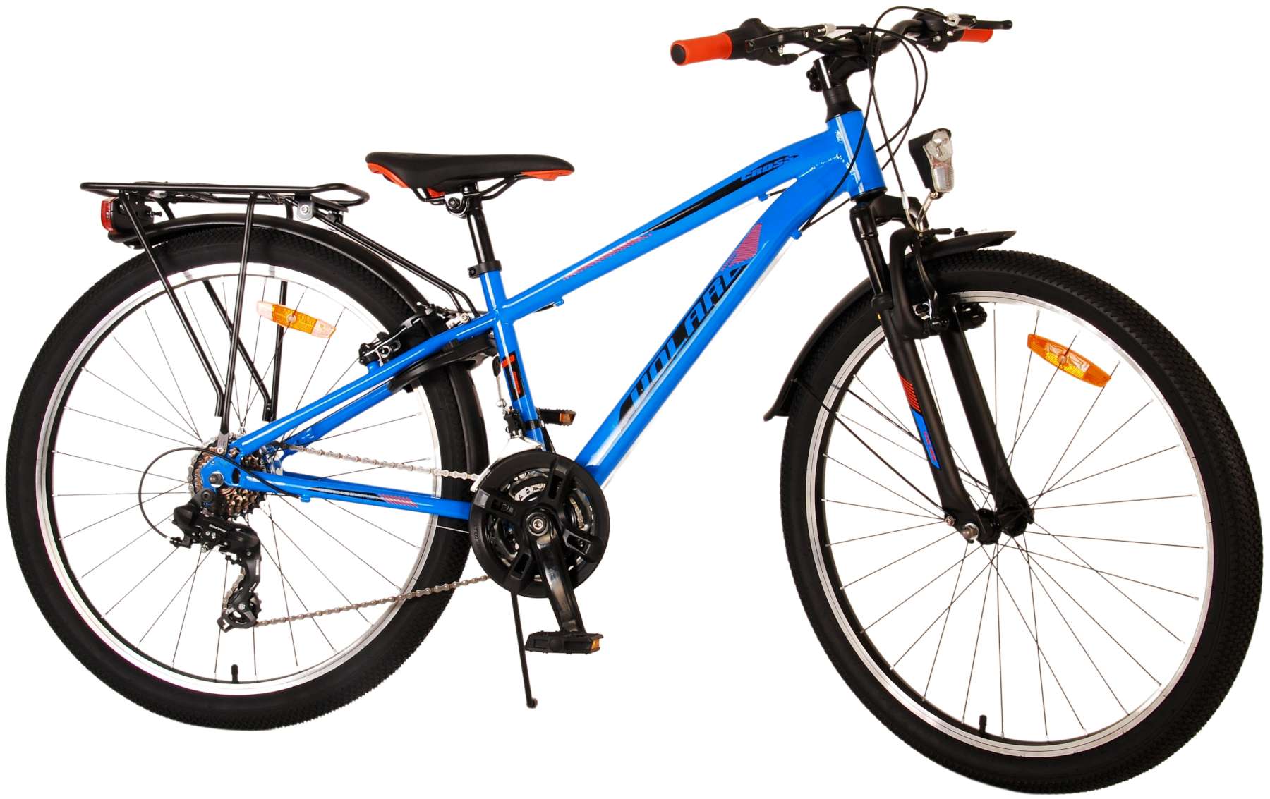 Volare Kinderfahrrad Cross f&uuml;r Jungen 26 Zoll Kinderrad in Blau, 18 G&auml;nge 