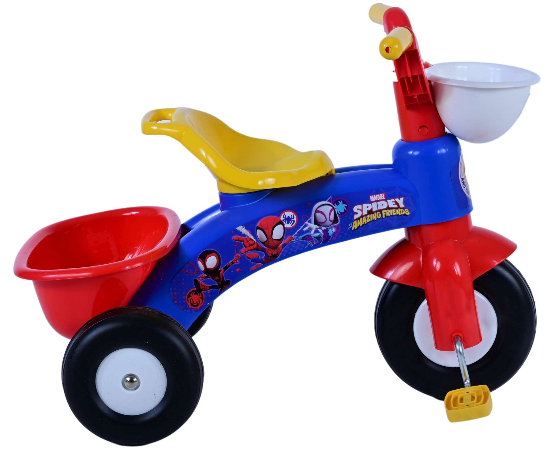 Volare Dreirad Marvel Spidey Fahrrad f&uuml;r Jungen Kinderrad in Blau 