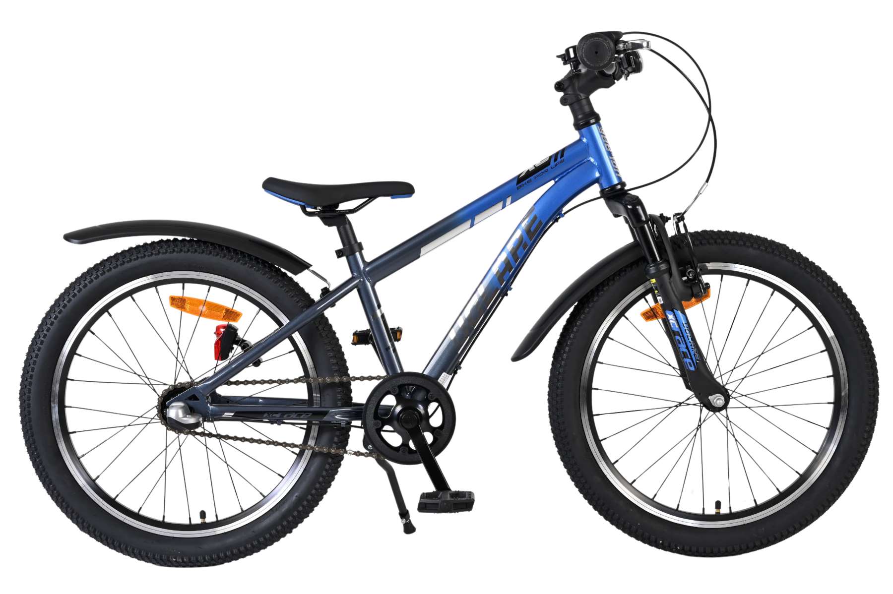 Volare Kinderfahrrad XC Race 20 Zoll Kinderrad in Blaugrau, Shimano Nexus 3 